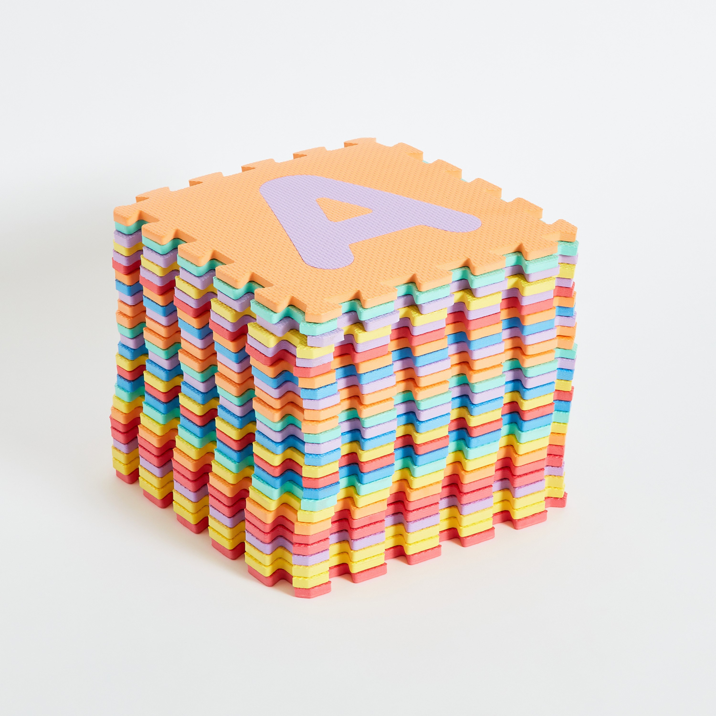 حصيرة إسفنجية 26 قطعة بتفريغات الحروف الأبجدية من ميستيفاي - 31.5 × 31.5 × 1 سم-hbxhomeware-hbxkidsandyouth-image-6