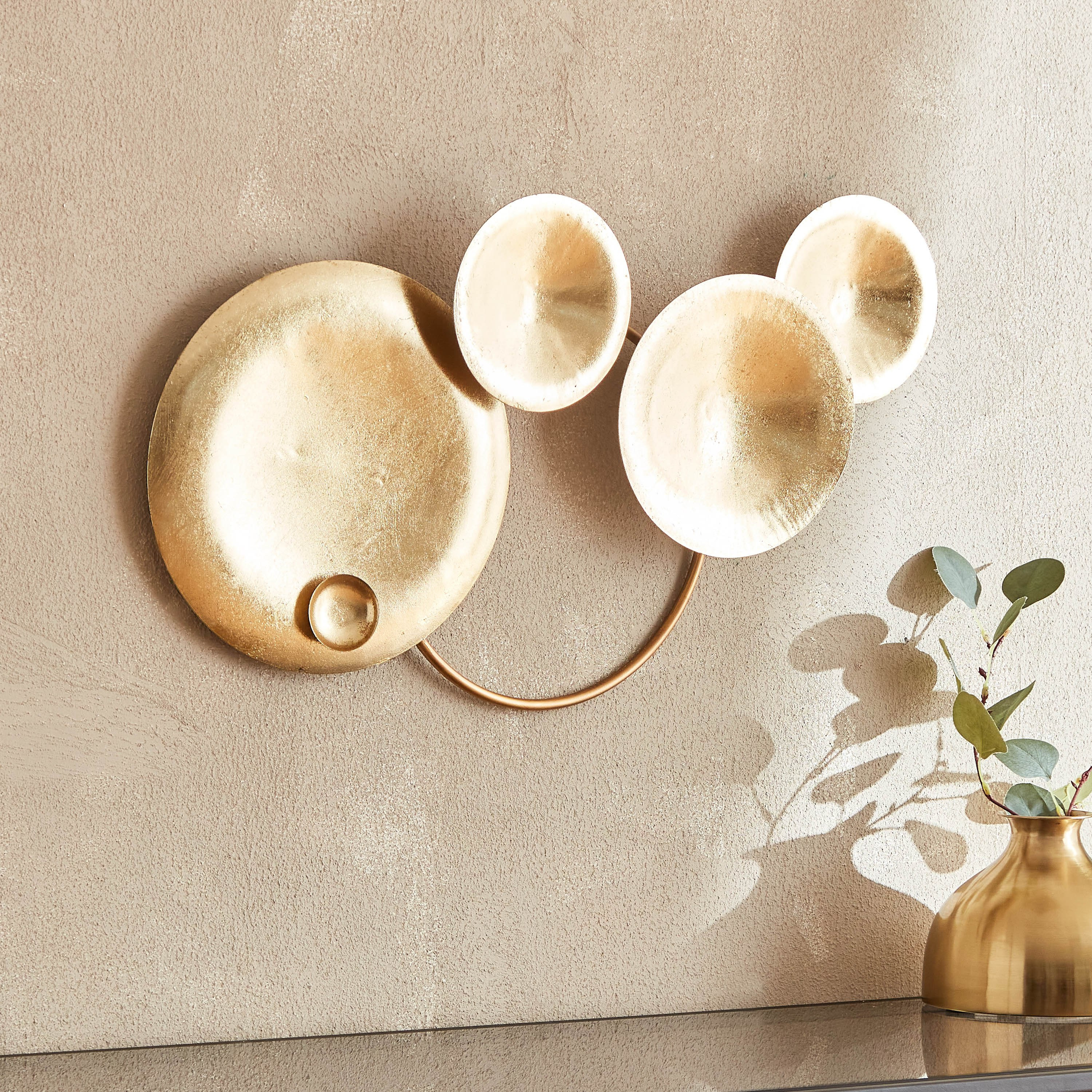 ديكور حائط معدن مستدير من إيما - 66x4.5x38 سم-hbxdiningroom-walldecor-wallart-image-2