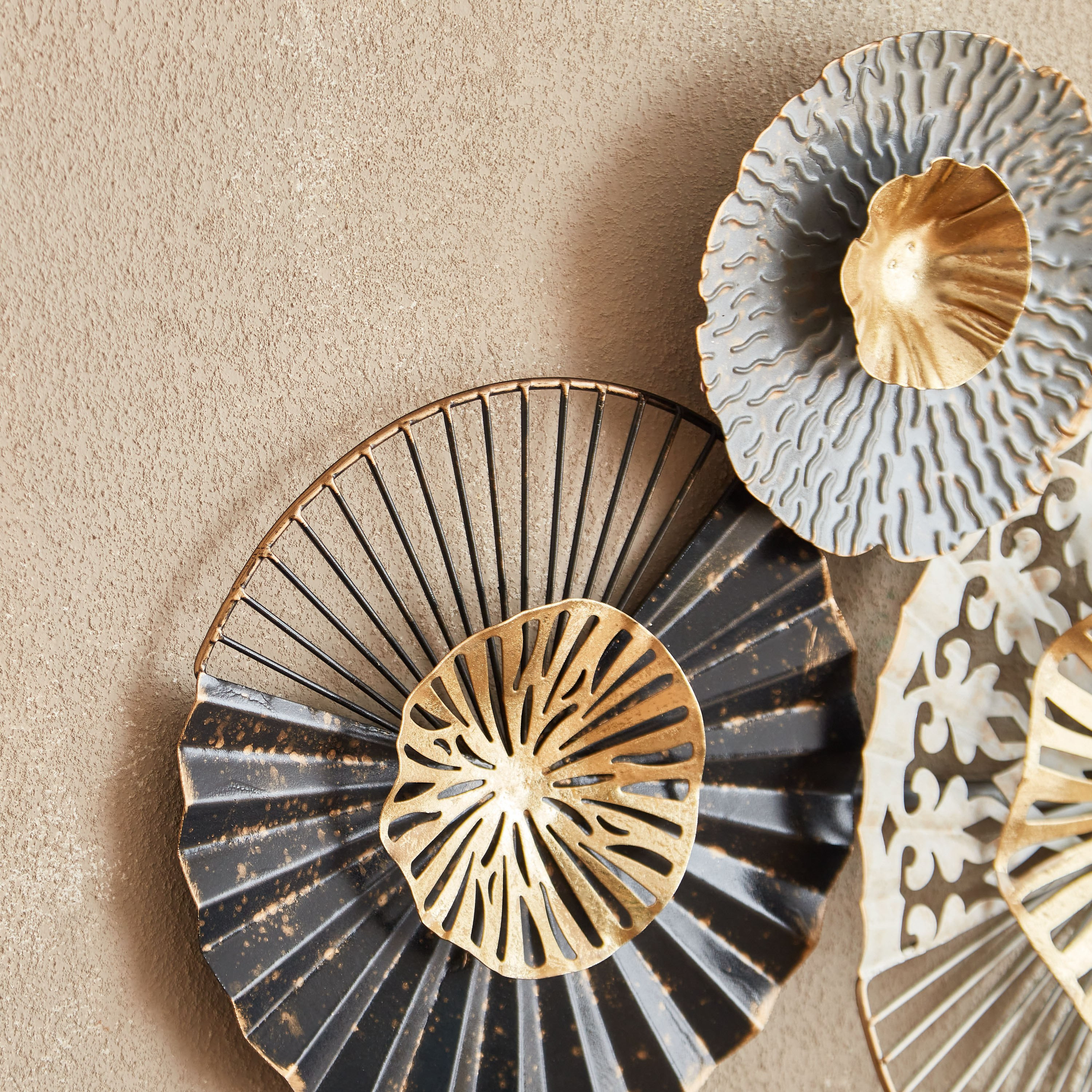 Ema Metal Wall Decor - 52x6x40 cm-hbxdiningroom-walldecor-wallart-image-3