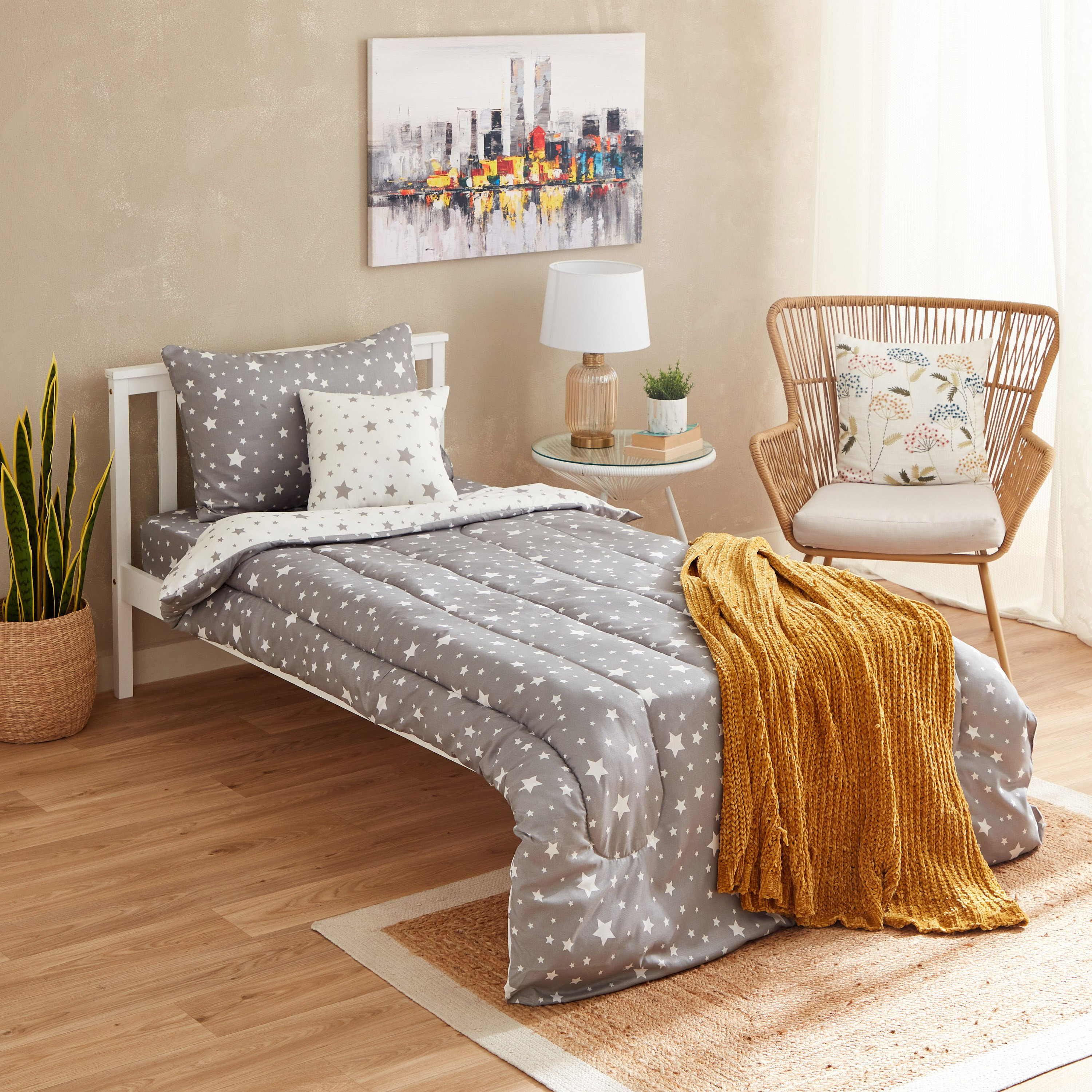 لحاف فردي من الألياف الدقيقة بتصميم نجوم من سبنسر - 135x220 سم-hbxhomeware-hbxkidsandyouth-image-6