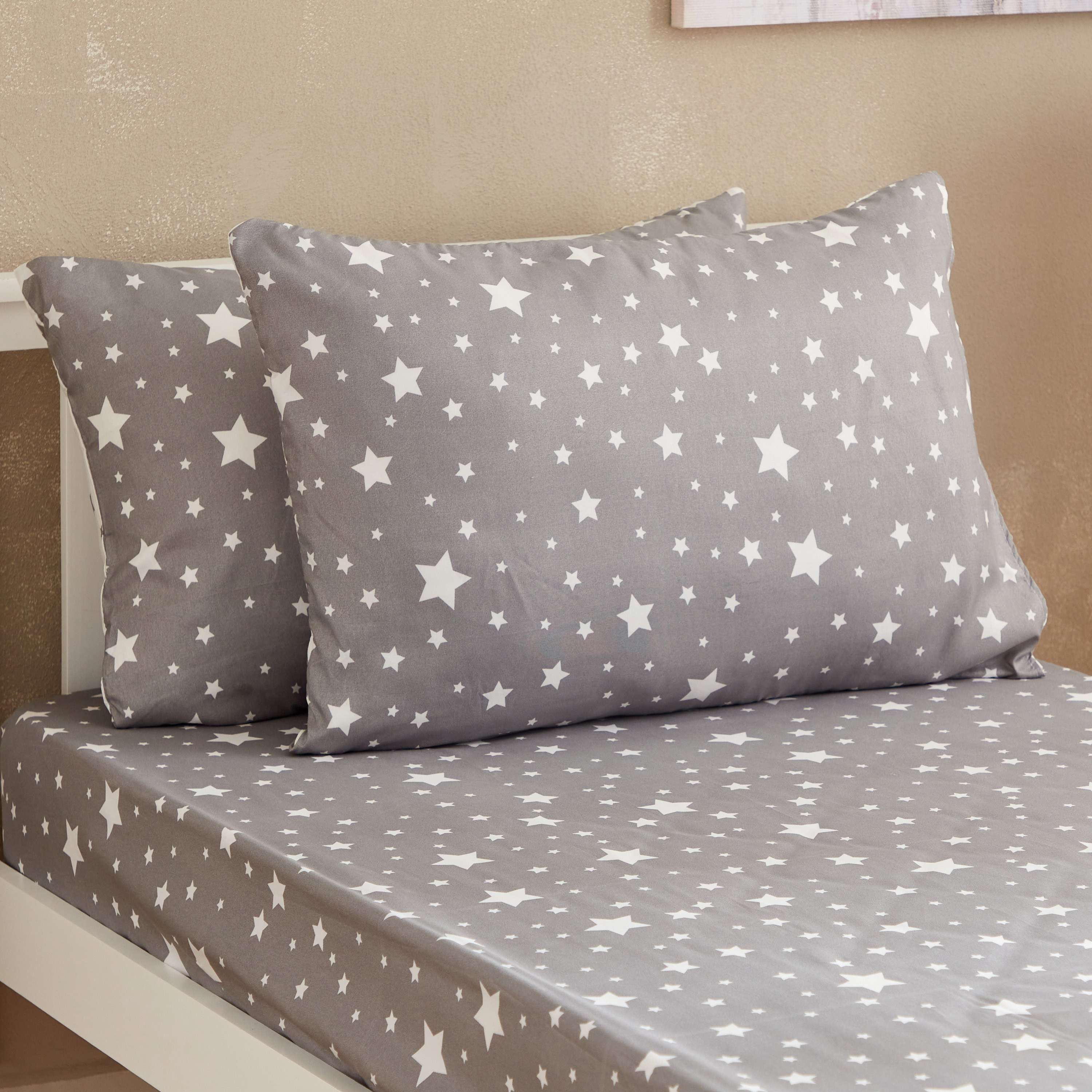 طقم أغطية وسائد من الألياف الدقيقة قطعتين من سبنسر ستار - 50x75 سم-hbxhomeware-hbxkidsandyouth-image-1