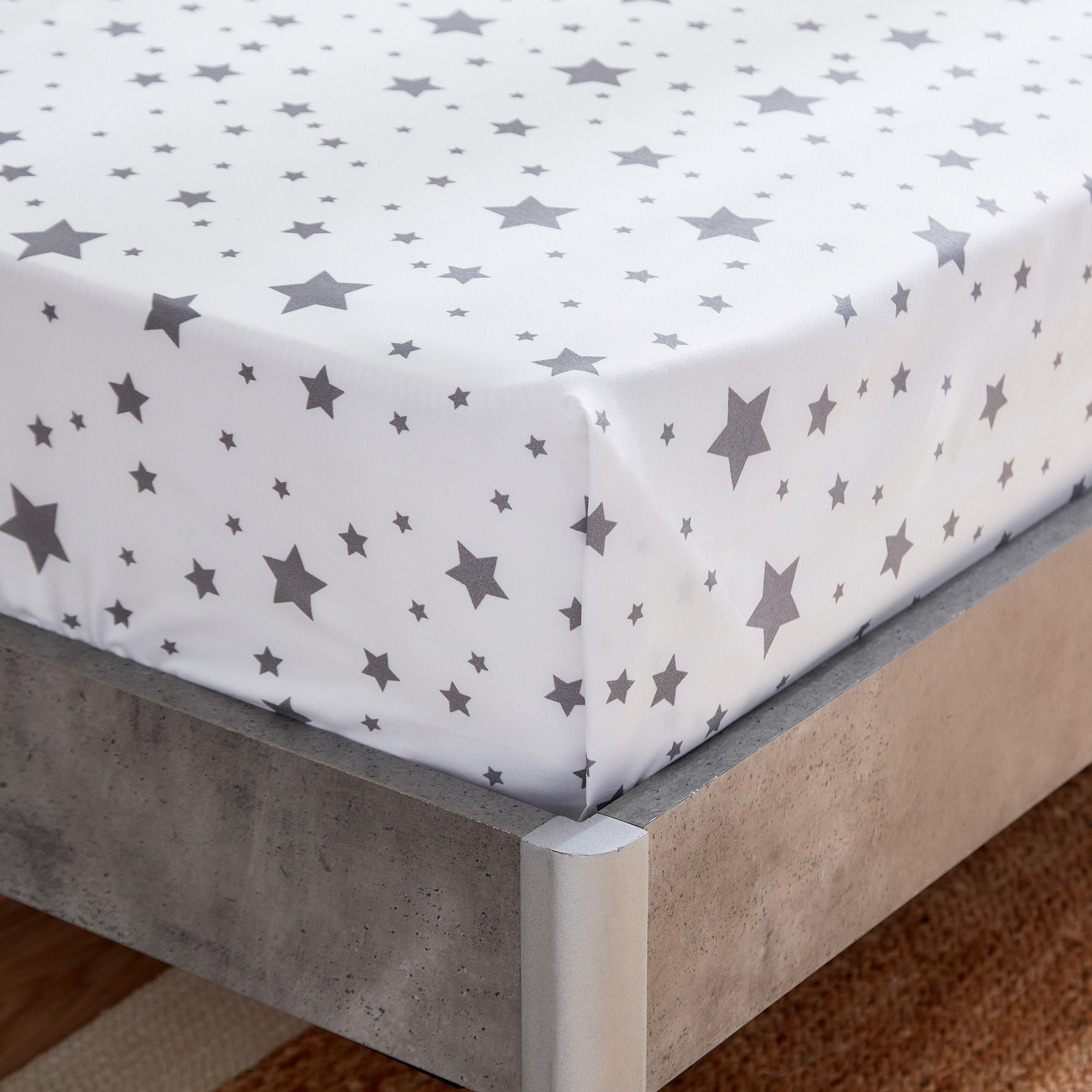 طقم شرشف مسطح مزدوج ألياف دقيقة قطعتين ستار من سبنسر - 160x240 سم-hbxhomeware-hbxkidsandyouth-image-6
