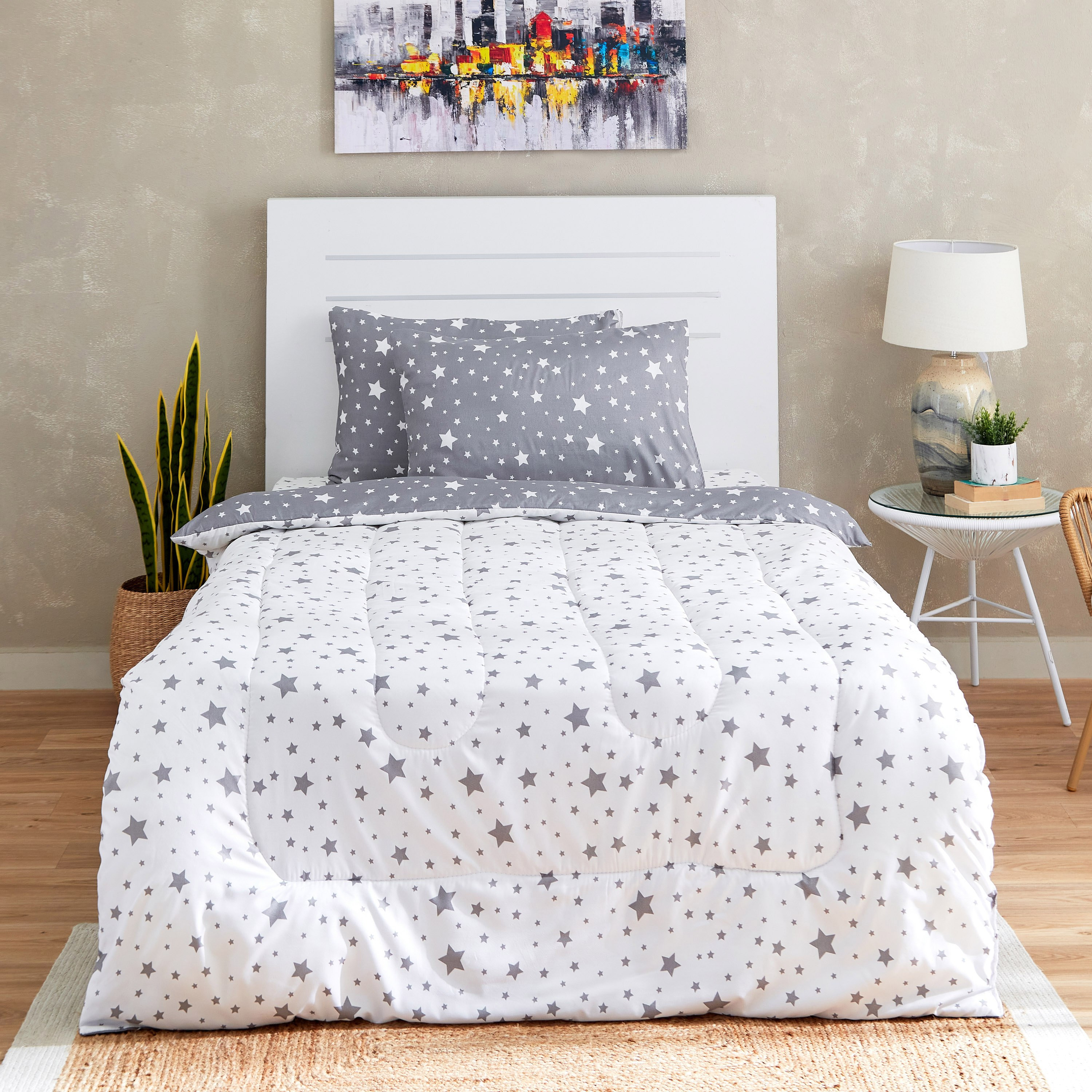 لحاف مزدوج من الألياف الدقيقة بتصميم نجمة من سبنسر- 160x220 سم-hbxhomeware-hbxkidsandyouth-image-2