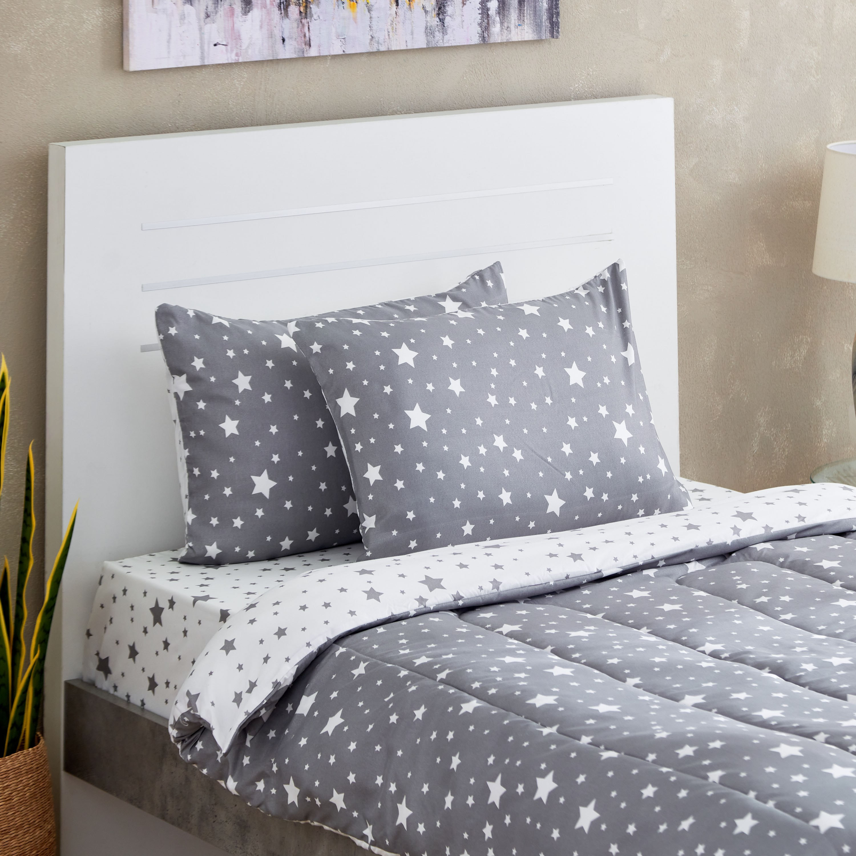 لحاف مزدوج من الألياف الدقيقة بتصميم نجمة من سبنسر- 160x220 سم-hbxhomeware-hbxkidsandyouth-image-4