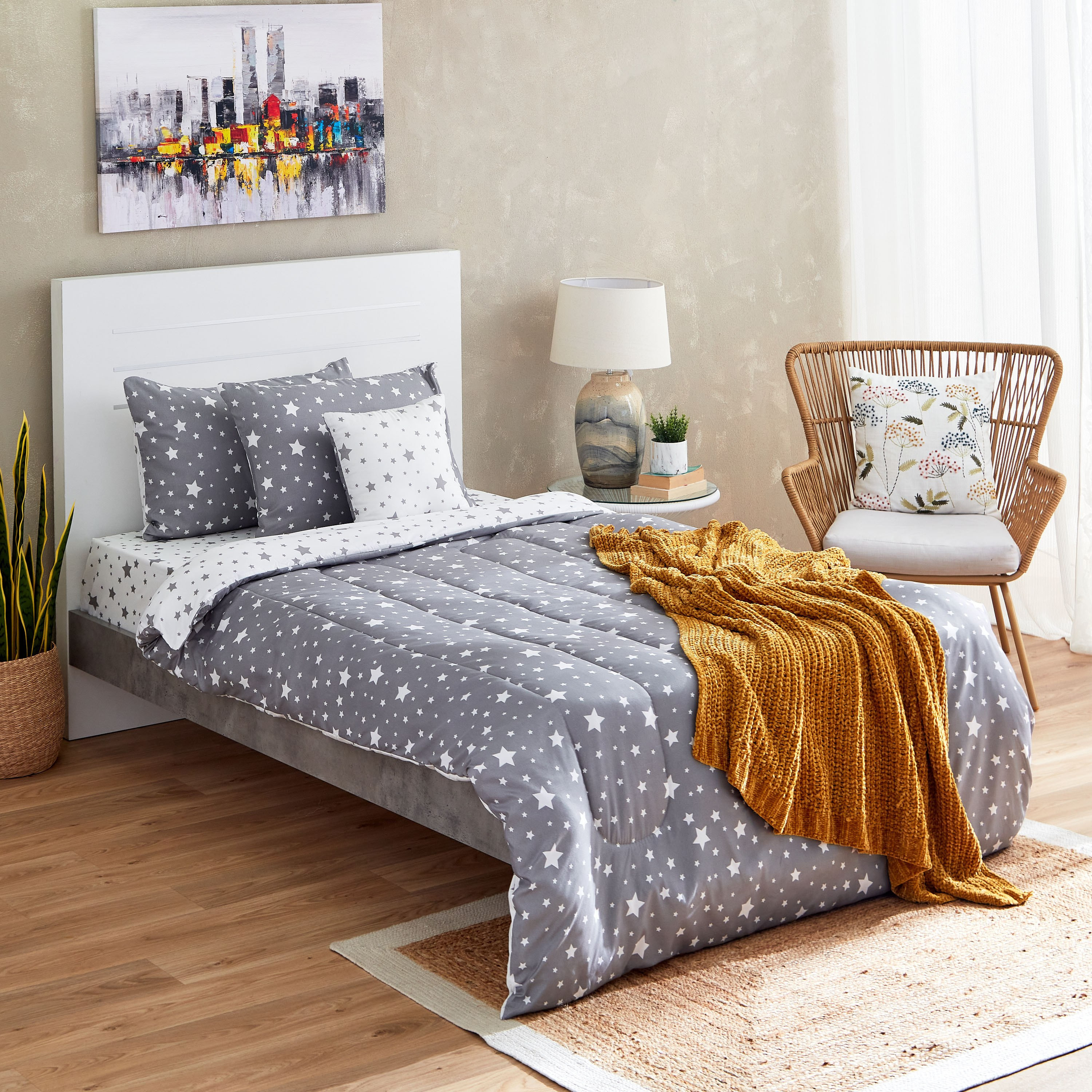 لحاف مزدوج من الألياف الدقيقة بتصميم نجمة من سبنسر- 160x220 سم-hbxhomeware-hbxkidsandyouth-image-8