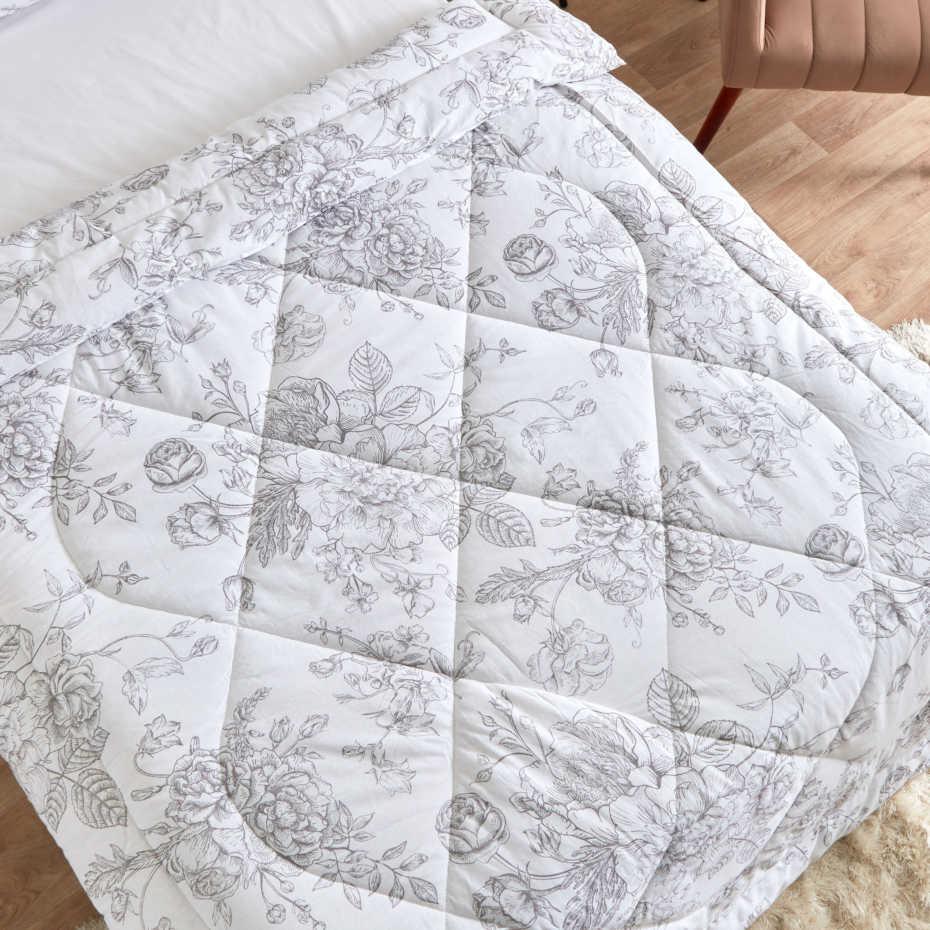 Lisbon Caroline 2-Piece Twin Cotton Comforter Set - 150x220 cm-hbxhomeware-hbxdecorandfurnishings-image-3