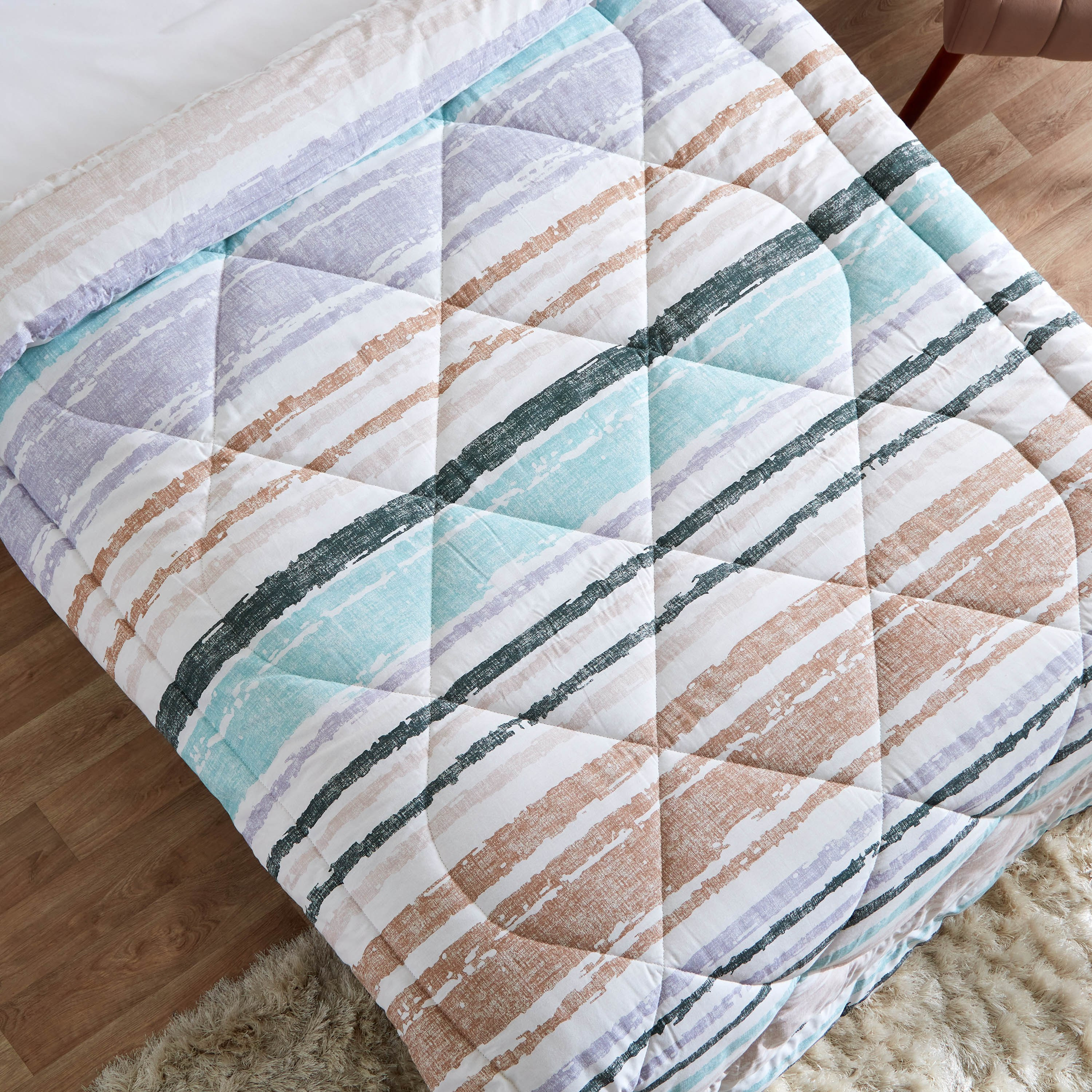 طقم لحاف قطن مزدوج قطعتين من لشبونة هيلينا - 150x220 سم-hbxhomeware-hbxdecorandfurnishings-image-3
