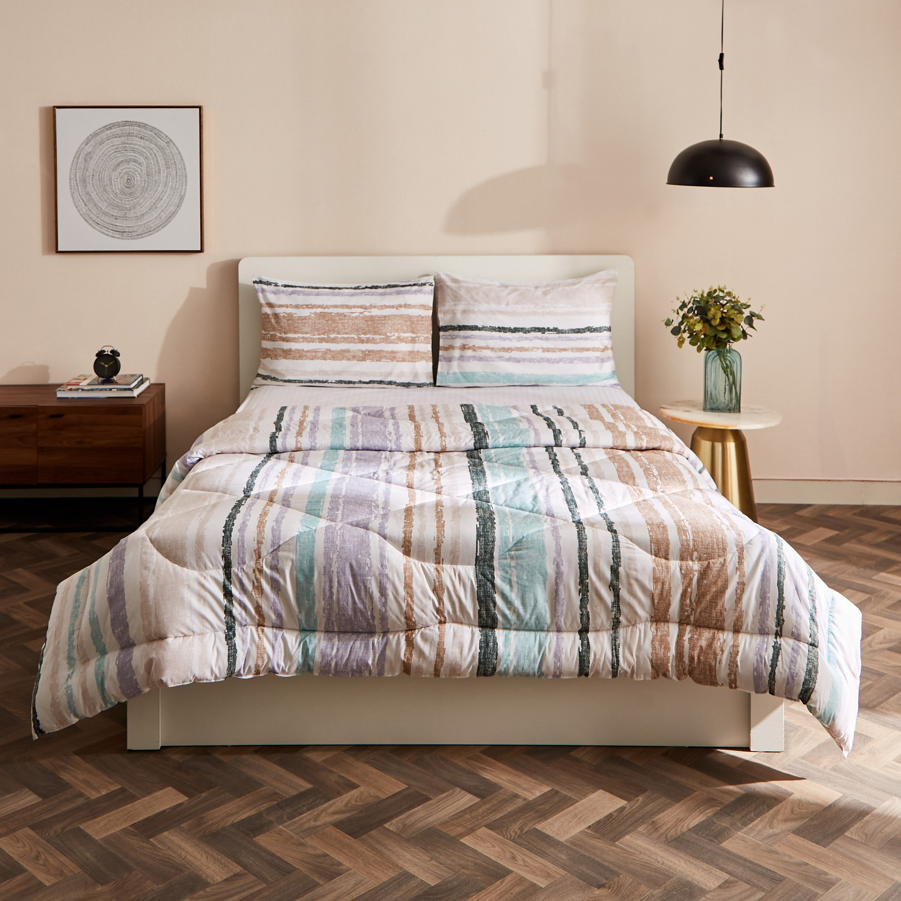 Lisbon Helena 3-Piece King Cotton Comforter Set - 220x240 cm-hbxhomeware-hbxdecorandfurnishings-image-2