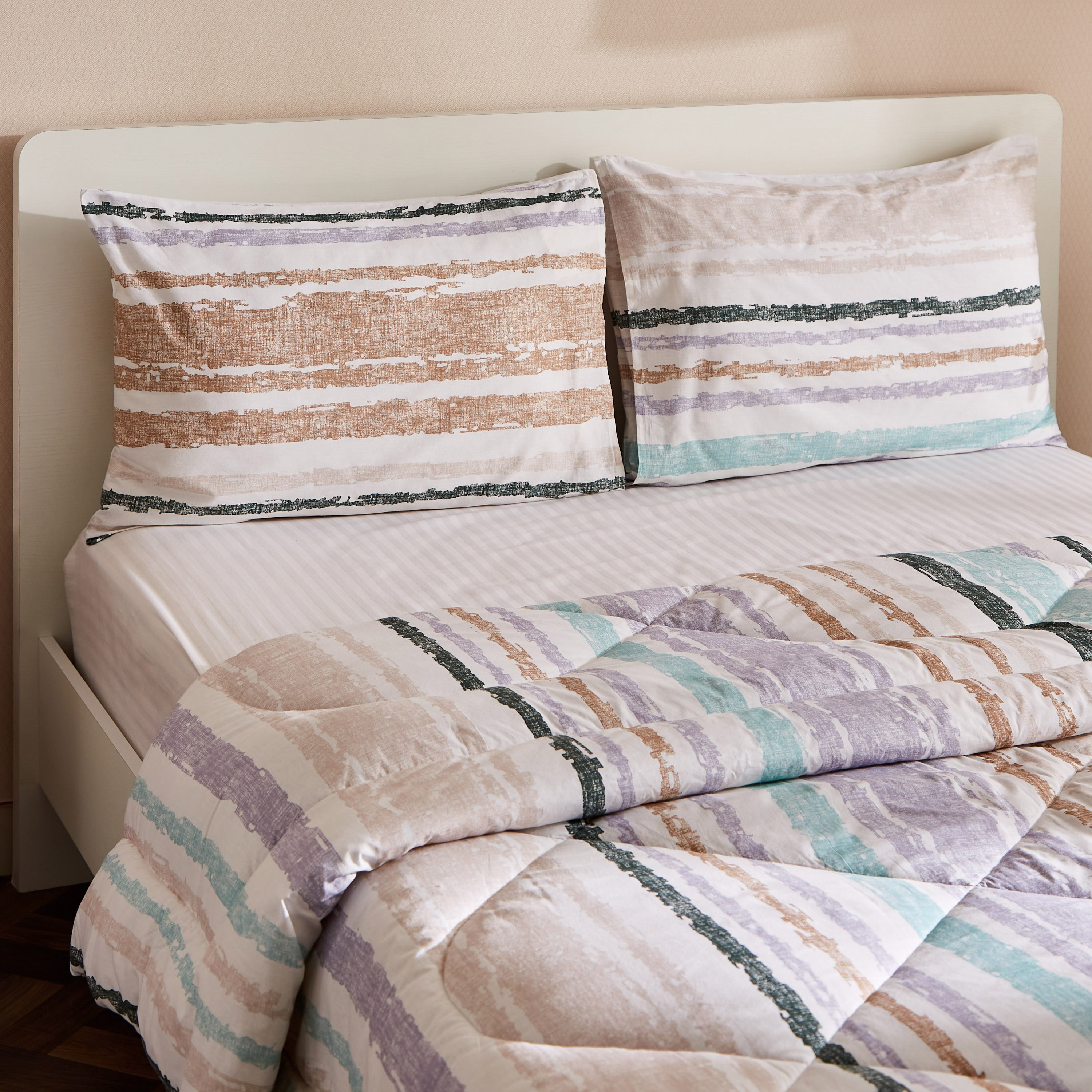 Lisbon Helena 3-Piece King Cotton Comforter Set - 220x240 cm-hbxhomeware-hbxdecorandfurnishings-image-4