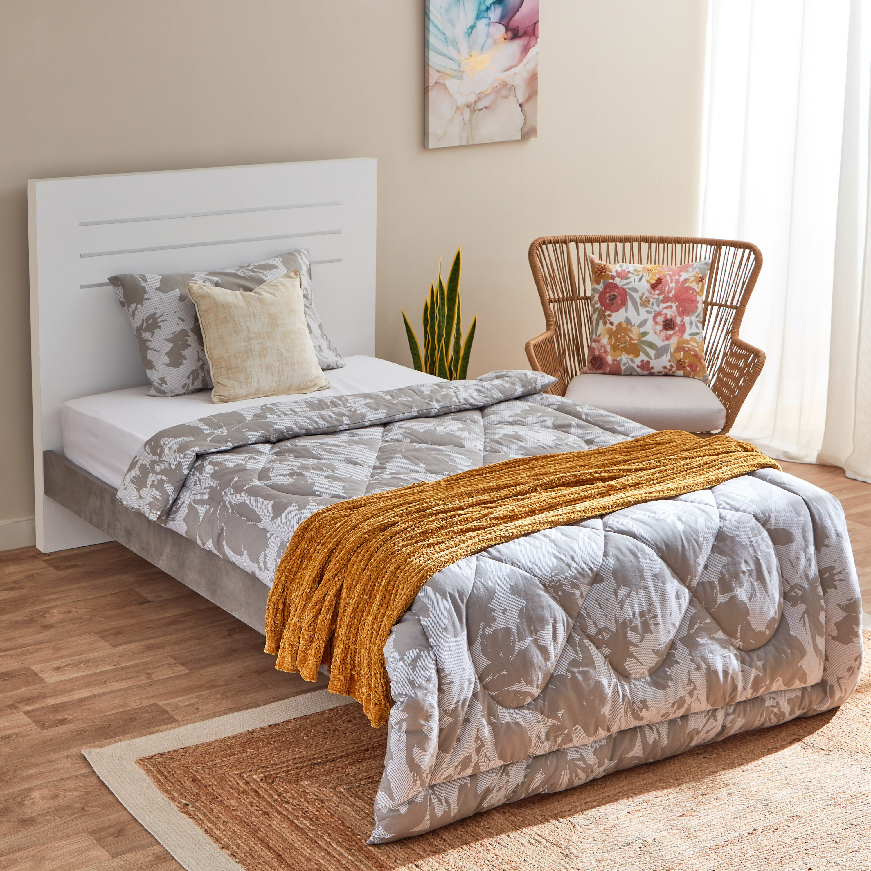طقم لحاف قطن مزدوج قطعتين أرين من لشبونة - 150x220 سم-hbxhomeware-hbxdecorandfurnishings-image-8
