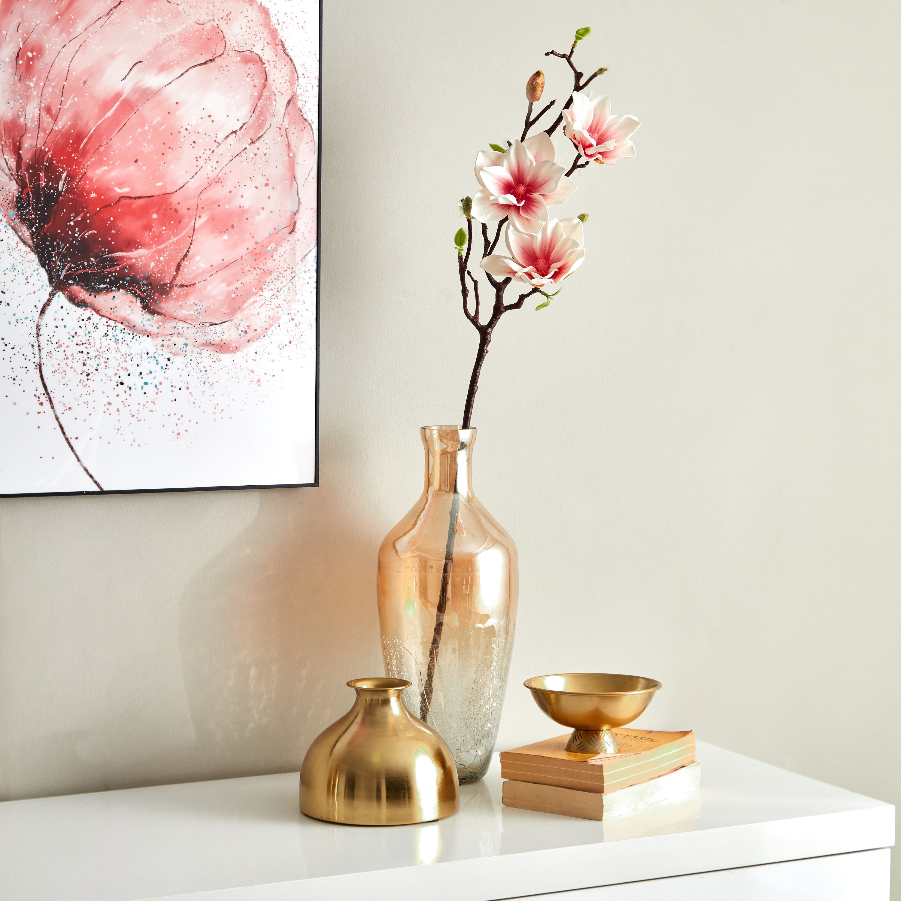 جذع زهرة الكابوك 3 رؤوس من آريا - 85 سم-hbxdecorandfurnishings-homeaccessories-artificialflowersandplants-image-1