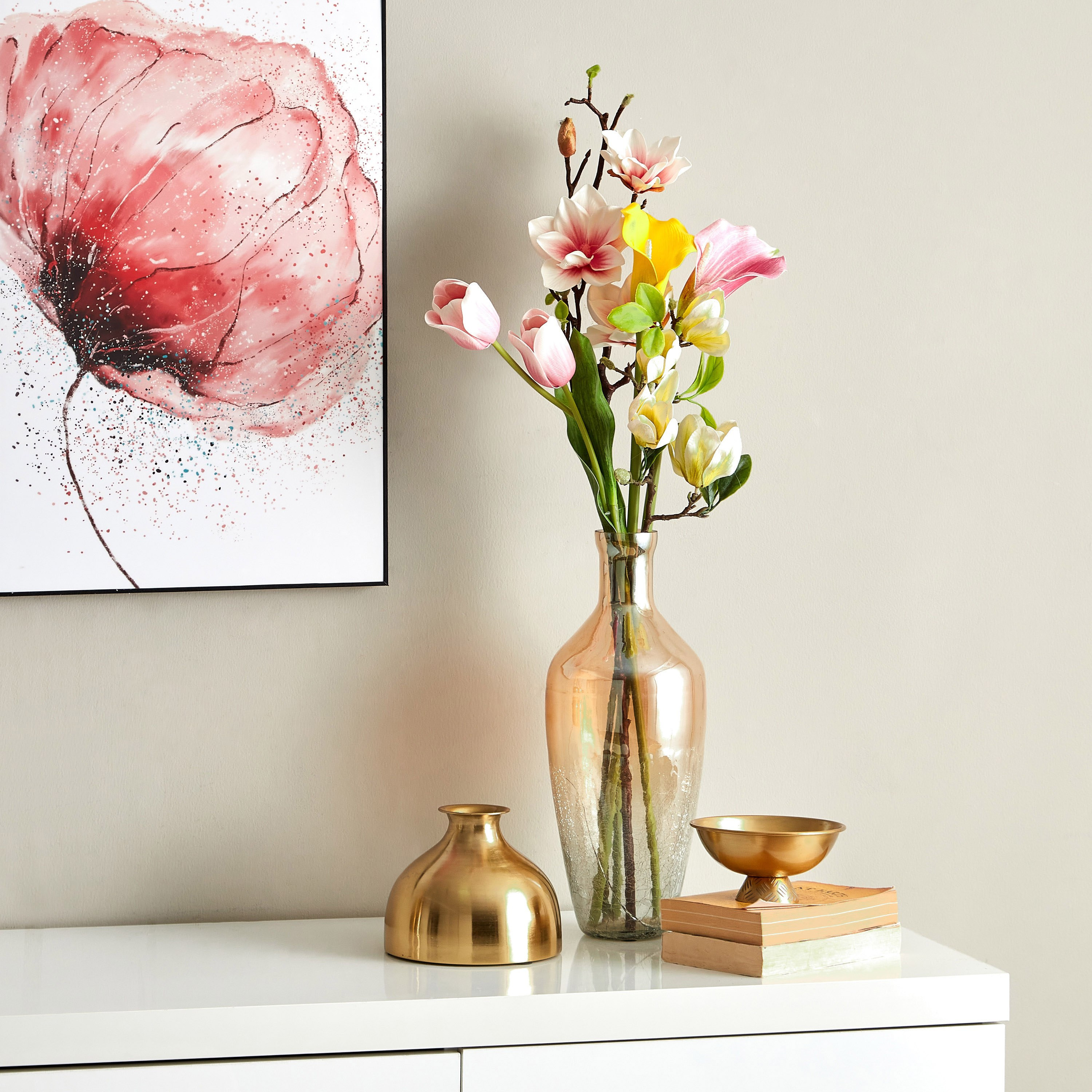 جذع زهرة الكابوك 3 رؤوس من آريا - 85 سم-hbxdecorandfurnishings-homeaccessories-artificialflowersandplants-image-4