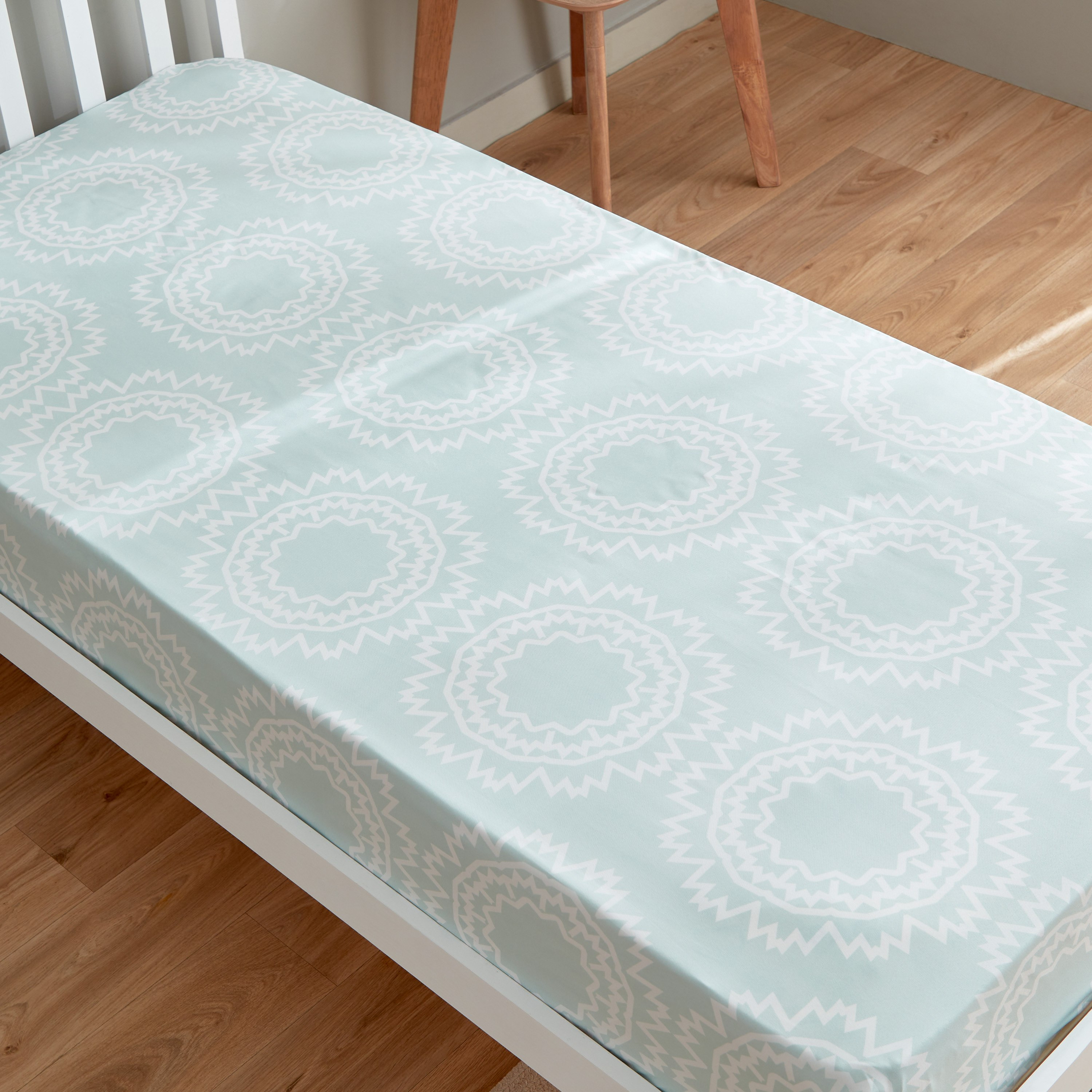 شرشف مطاطي فردي ألياف دقيقة بطبعات من أتلانتا كيارا - 90x200+25 سم-hbxhomeware-hbxbedroom-image-3
