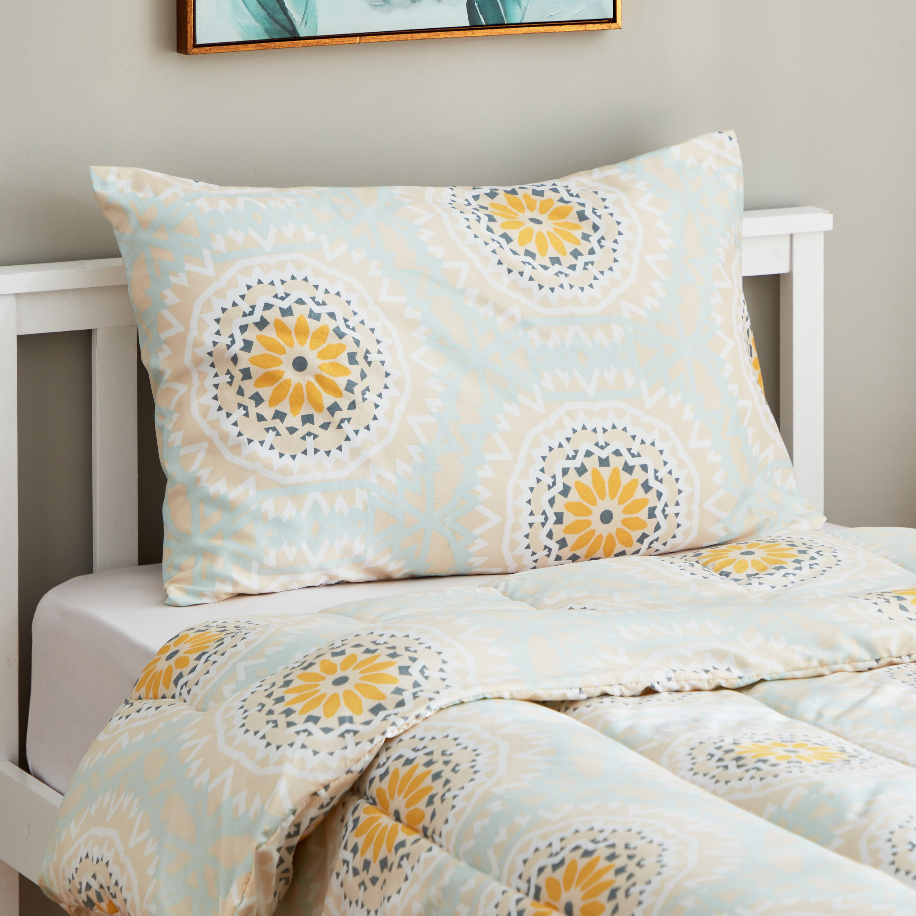 طقم لحاف فردي ألياف دقيقة بطبعات قطعتين من أتلانتا كيارا - 150x220 سم-hbxhomeware-hbxdecorandfurnishings-image-4