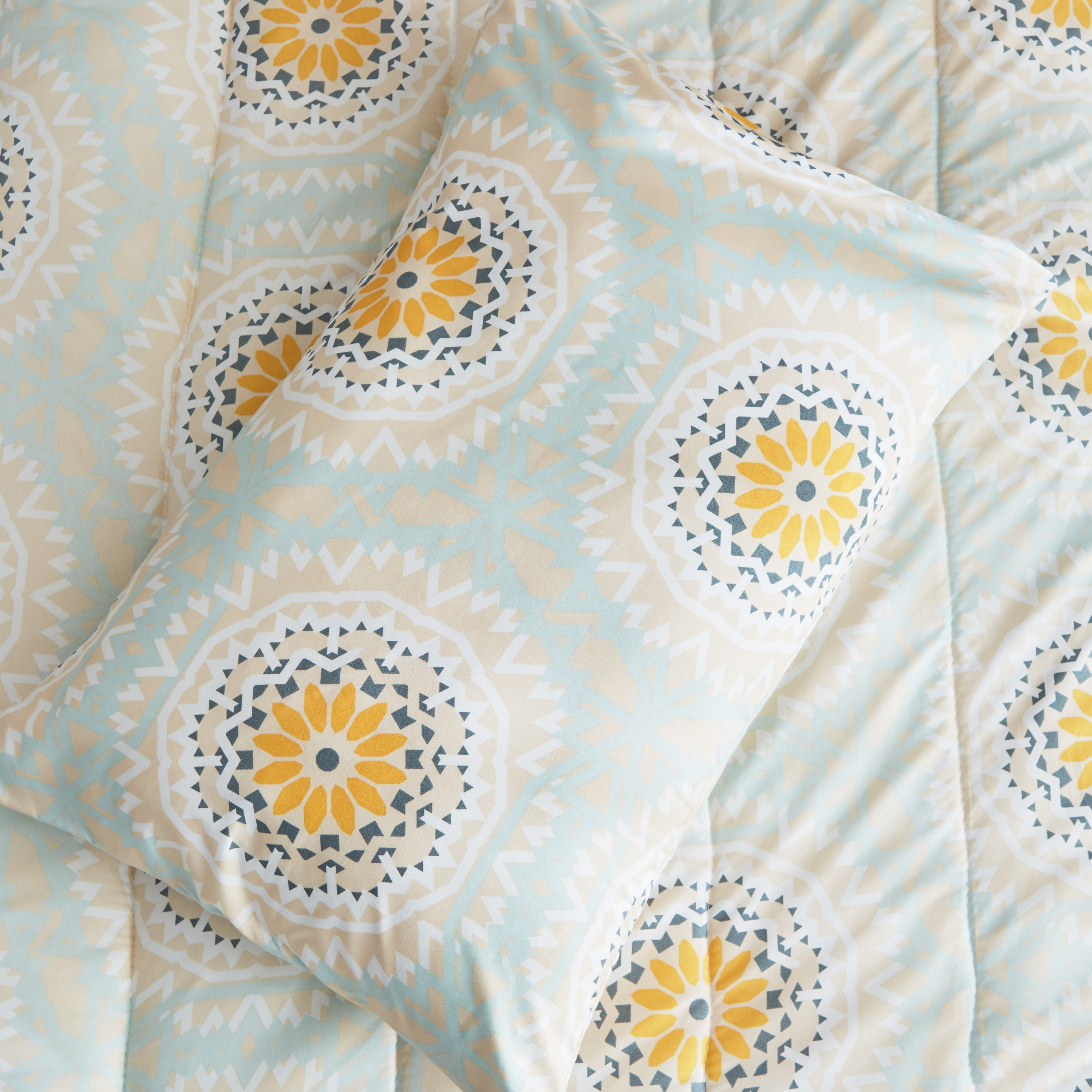 طقم لحاف فردي ألياف دقيقة بطبعات قطعتين من أتلانتا كيارا - 150x220 سم-hbxhomeware-hbxdecorandfurnishings-image-5