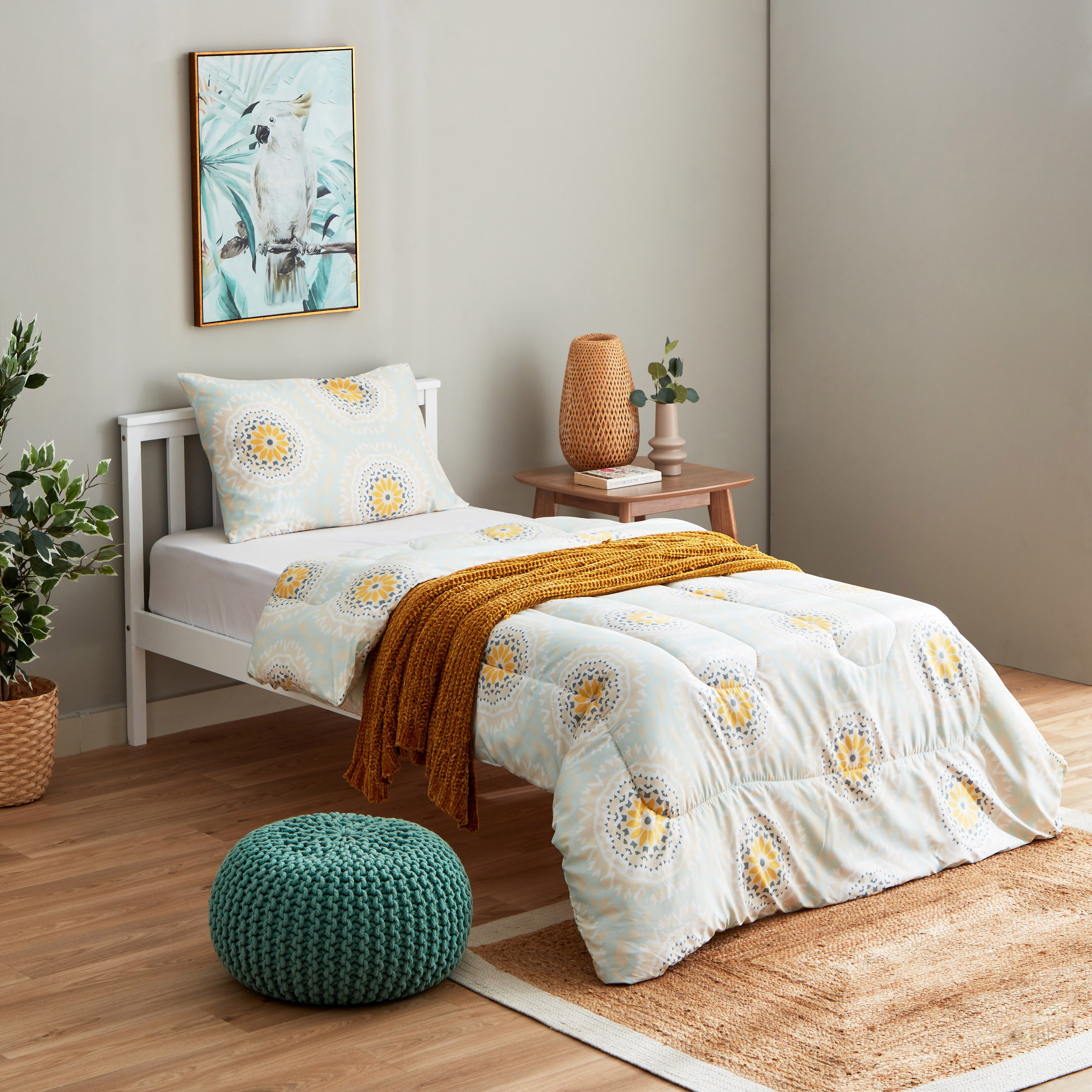 طقم لحاف فردي ألياف دقيقة بطبعات قطعتين من أتلانتا كيارا - 150x220 سم-hbxhomeware-hbxdecorandfurnishings-image-6