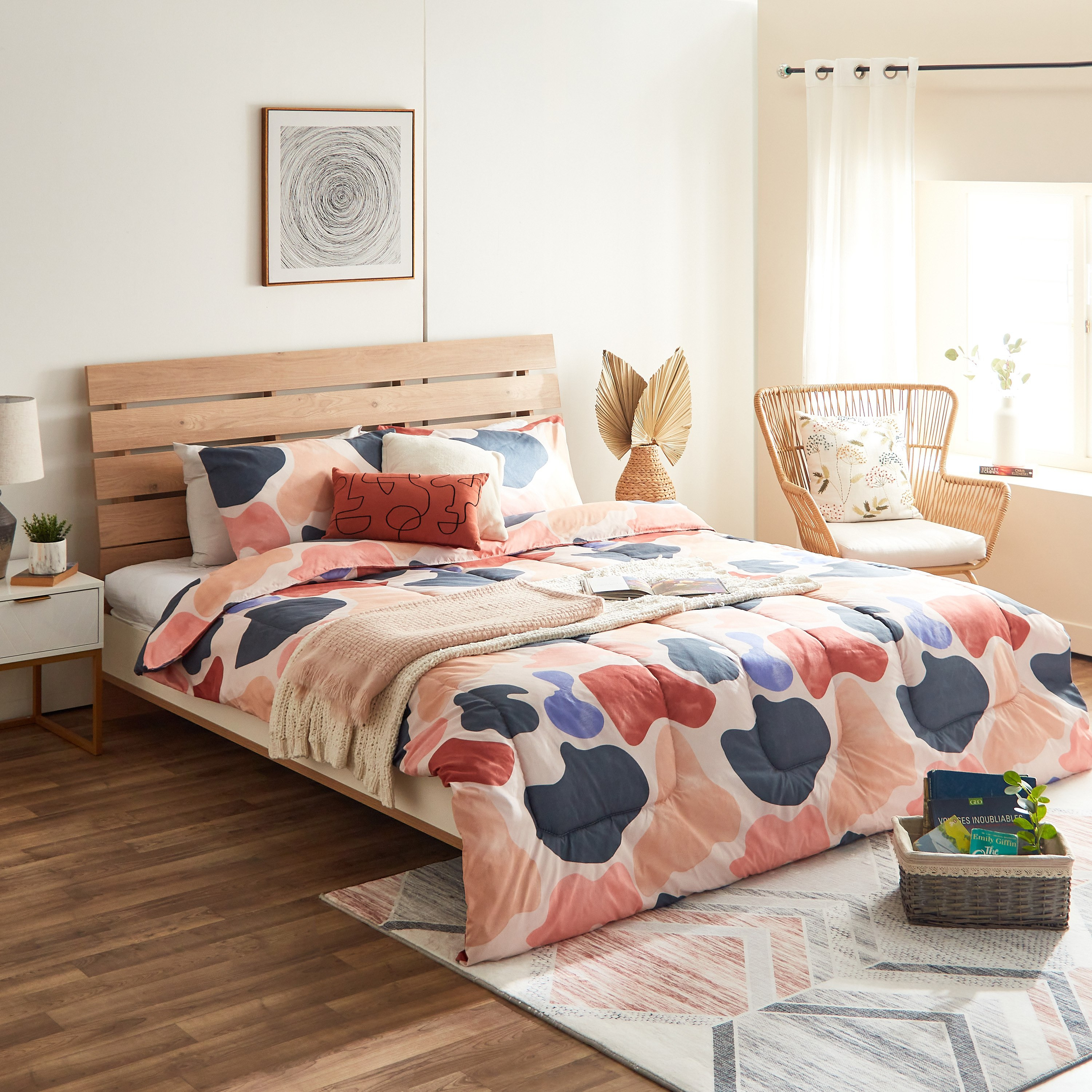 طقم لحاف كينج 3 قطع من الألياف الدقيقة بطبعات من أونتاريو جيان- 220x240 سم-hbxhomeware-hbxdecorandfurnishings-image-8