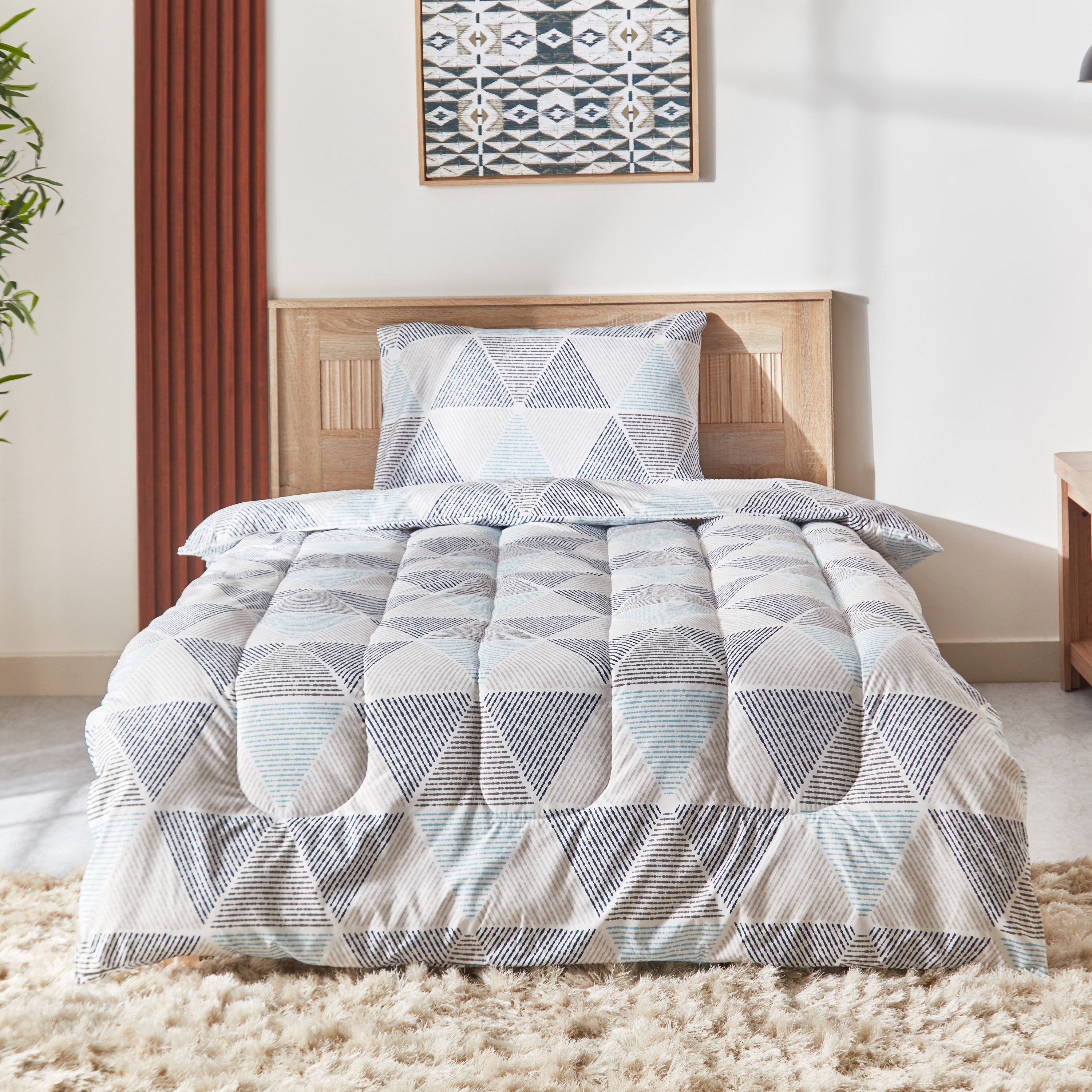 طقم لحاف توين ألياف دقيقة بطبعات قطعتين من أونتاريو كايل - 160x220 سم-hbxhomeware-hbxdecorandfurnishings-image-2