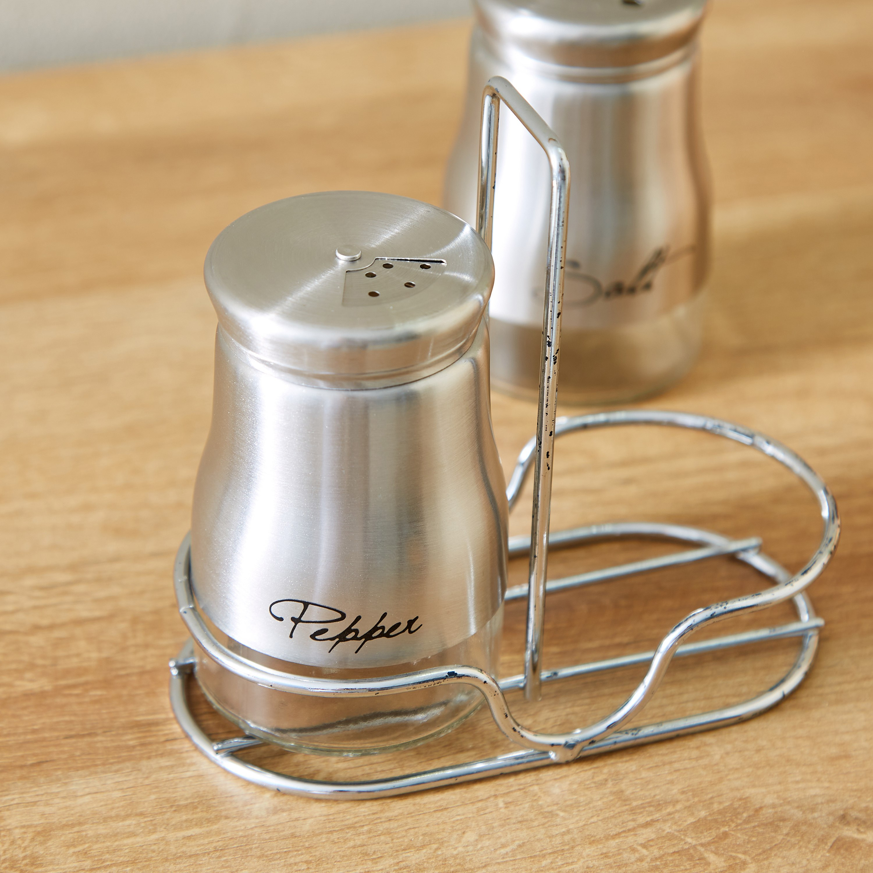 Feast 2-Piece Salt and Pepper Shaker with Metal Stand-hbxhomeware-hbxkitchen-image-3