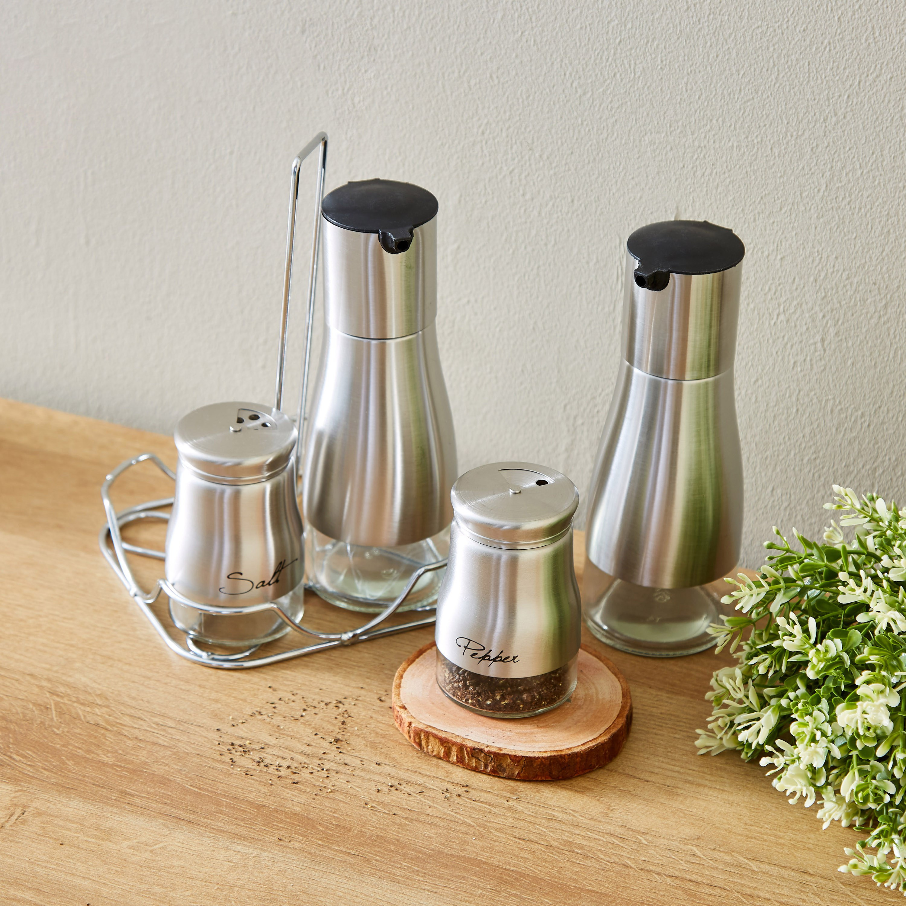 طقم جرة توابل مع قارورة زيت وخل 5 قطع من فيست-hbxhomeware-hbxkitchen-image-1