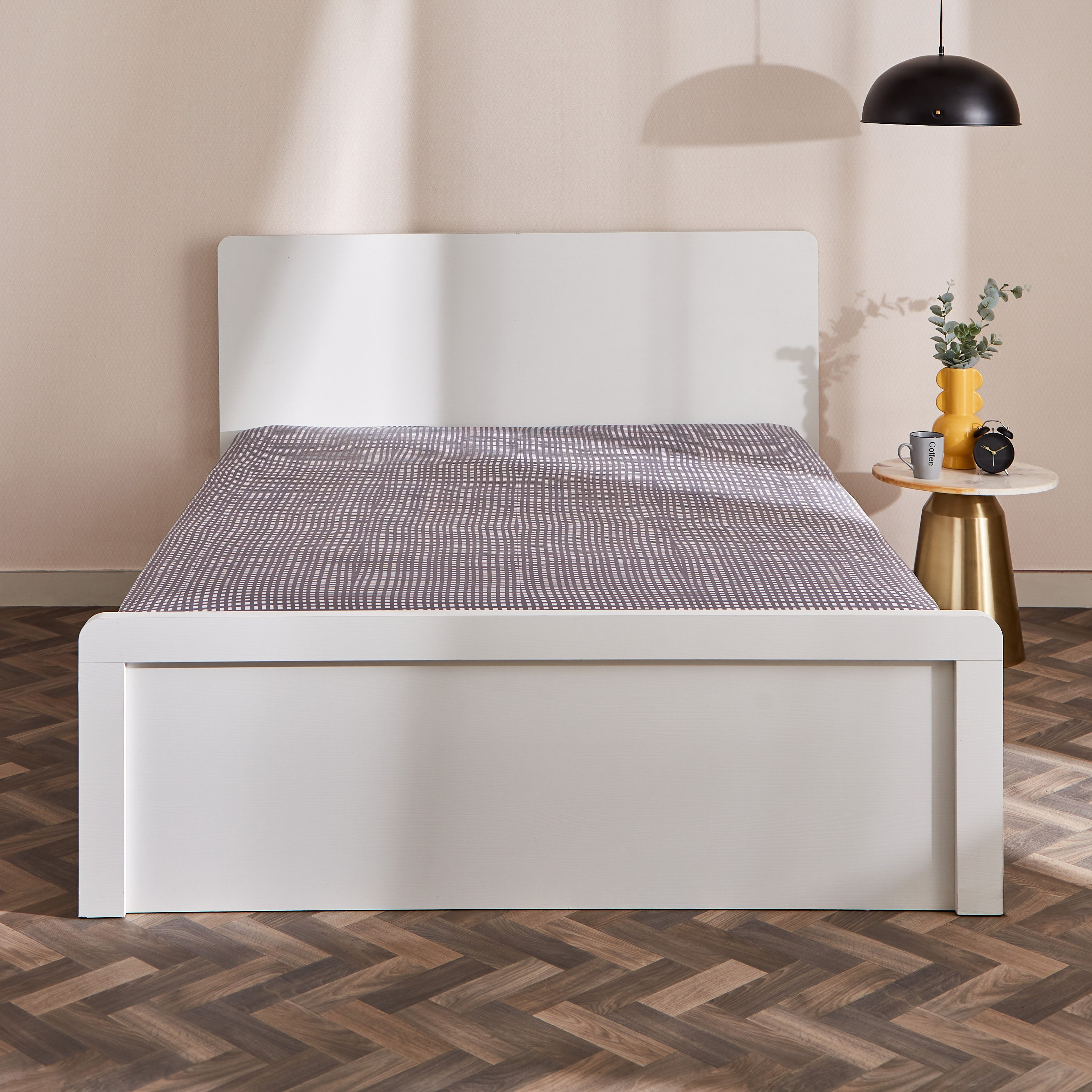 شرشف سرير كينج من الألياف الدقيقة بطبعات من أتلانتا جيو فركتلز - 180×200+25 سم-hbxhomeware-hbxbedroom-image-2