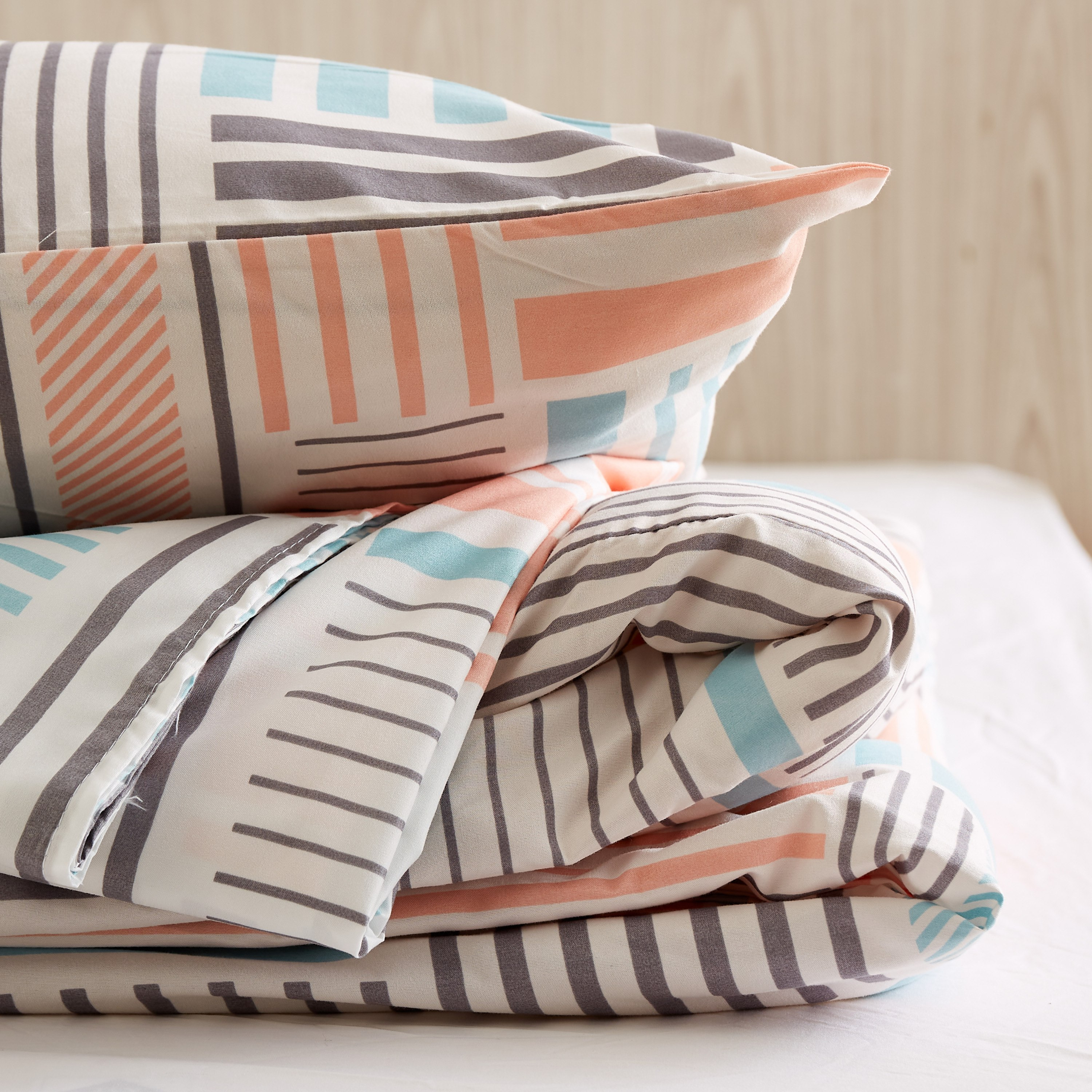 Atlanta Geo Fractals 2-Piece Printed Microfibre Single Comforter Set - 150x220 cm-PROMO_HB_AE_B1G1_250925-image-6