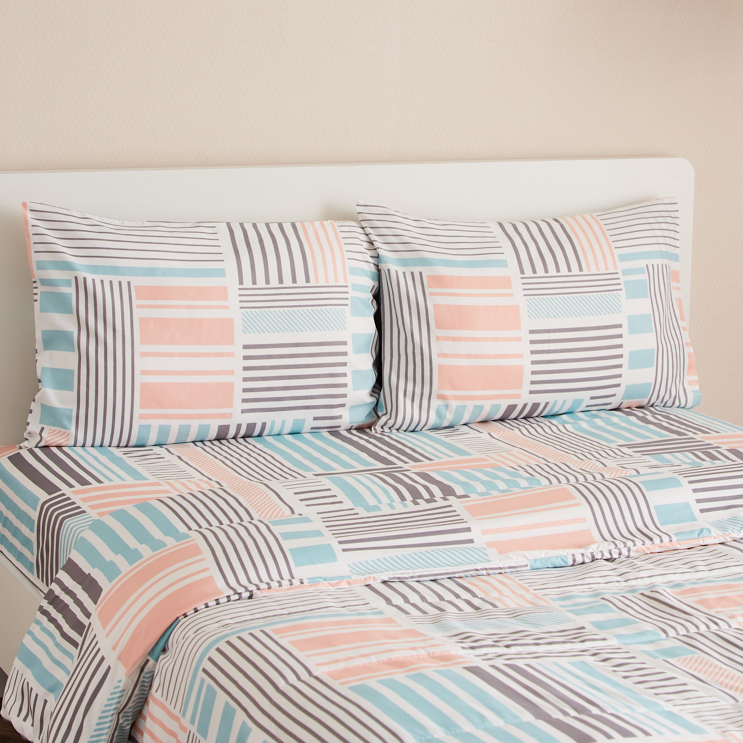 طقم لحاف كينج مايكروفايبر 3 قطع من أتلانتا جيو فركتلس - 220x240 سم-hbxhomeware-hbxdecorandfurnishings-image-6