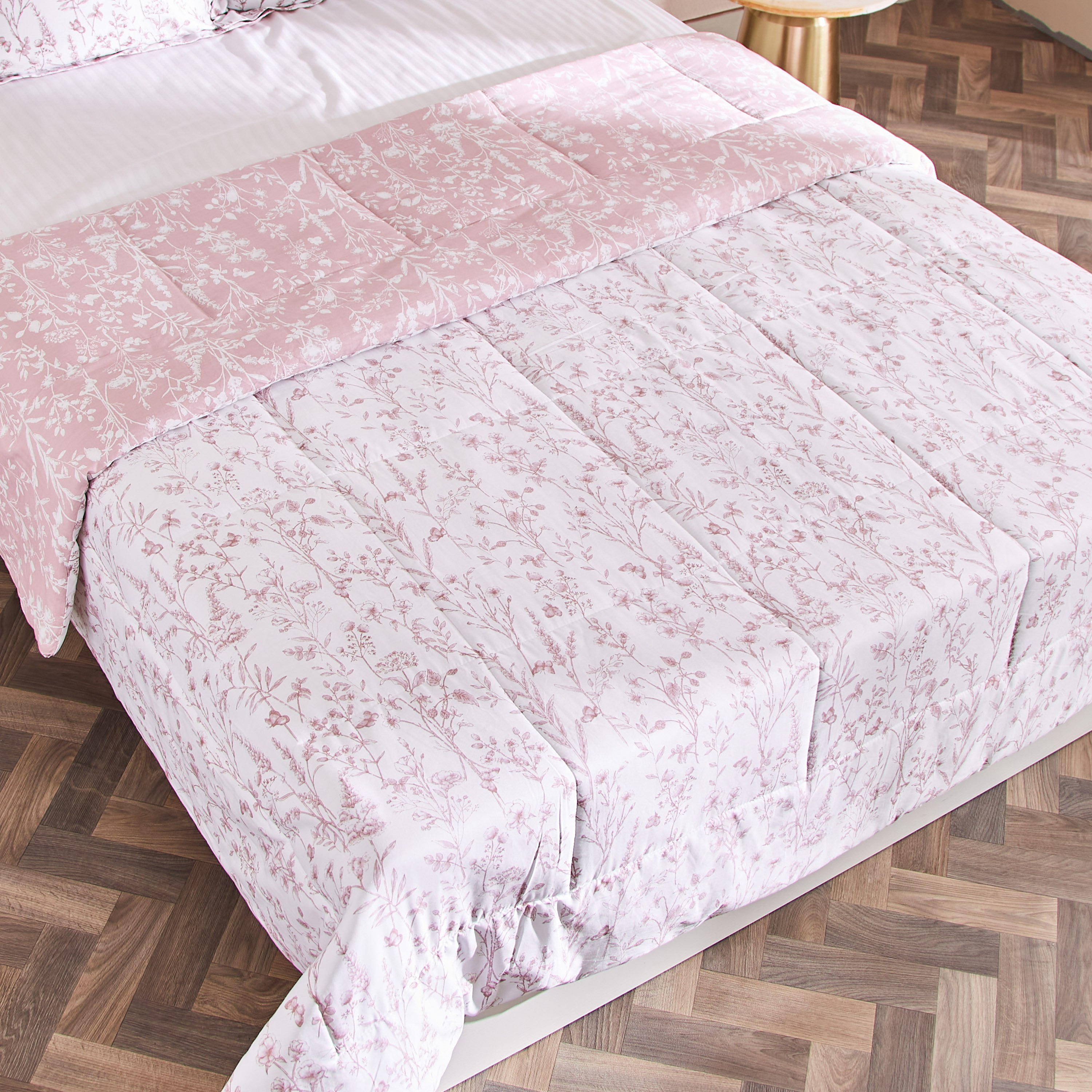 طقم لحاف كينج 3 قطع قطن بطبعات من فيرونا هال - 220x240 سم-hbxhomeware-hbxdecorandfurnishings-image-4