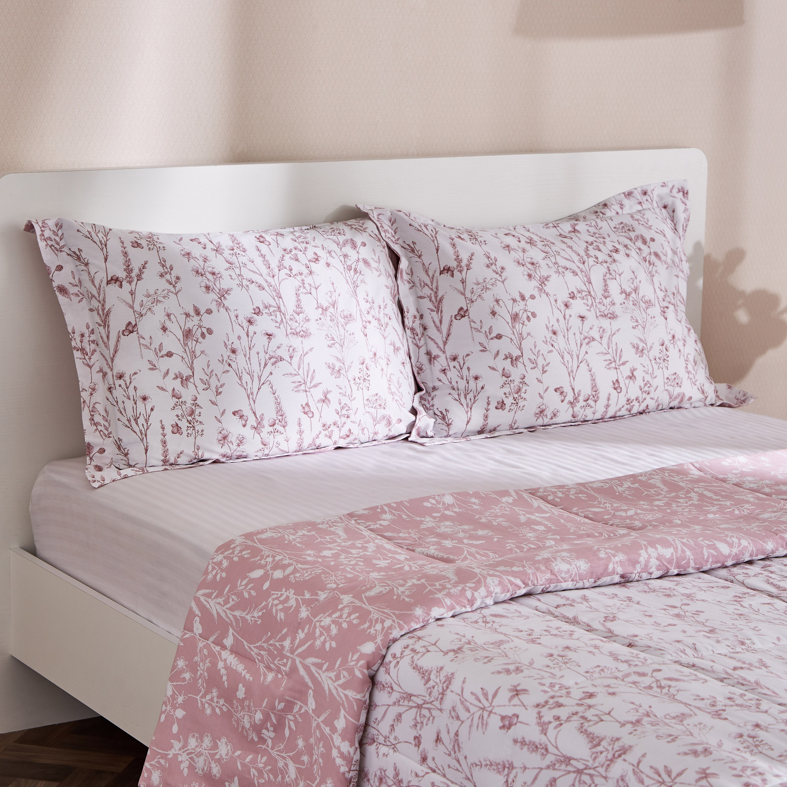 طقم لحاف كينج 3 قطع قطن بطبعات من فيرونا هال - 220x240 سم-hbxhomeware-hbxdecorandfurnishings-image-5