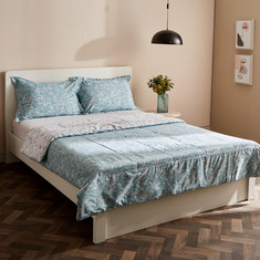 Verona Onyx 2-Piece Printed 200 TC Cotton Single Comforter Set - 135x220 cms