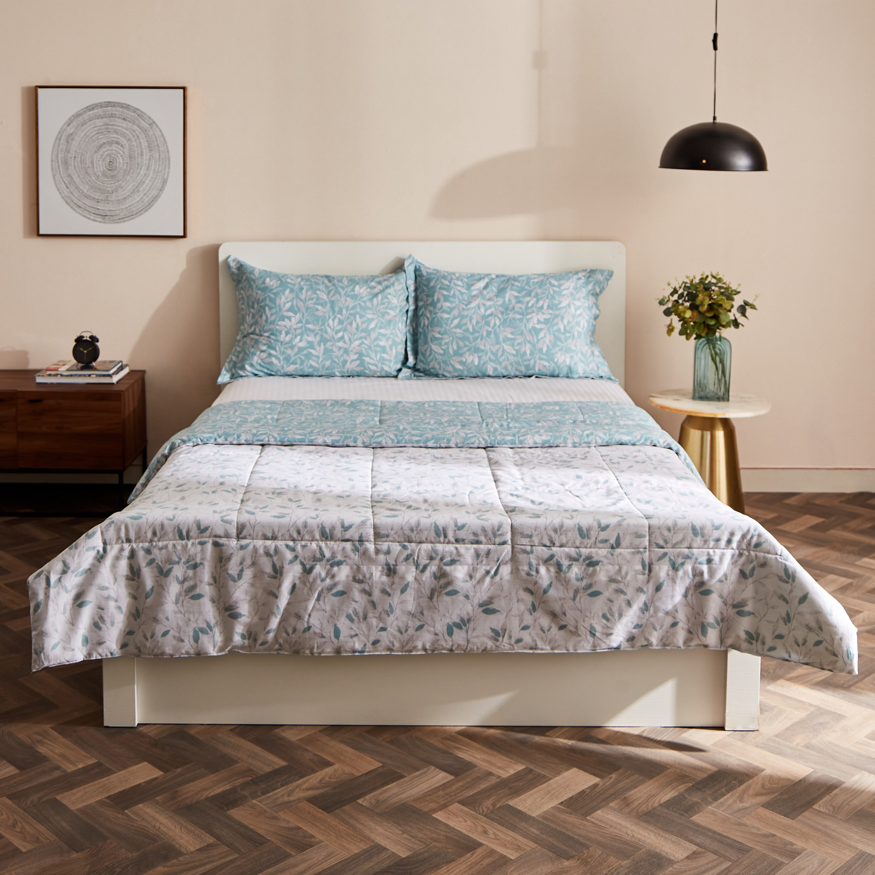 طقم لحاف كوين 3 قطع قطن بطبعات من فيرونا أونيكس - 200x240 سم-hbxhomeware-hbxdecorandfurnishings-image-3