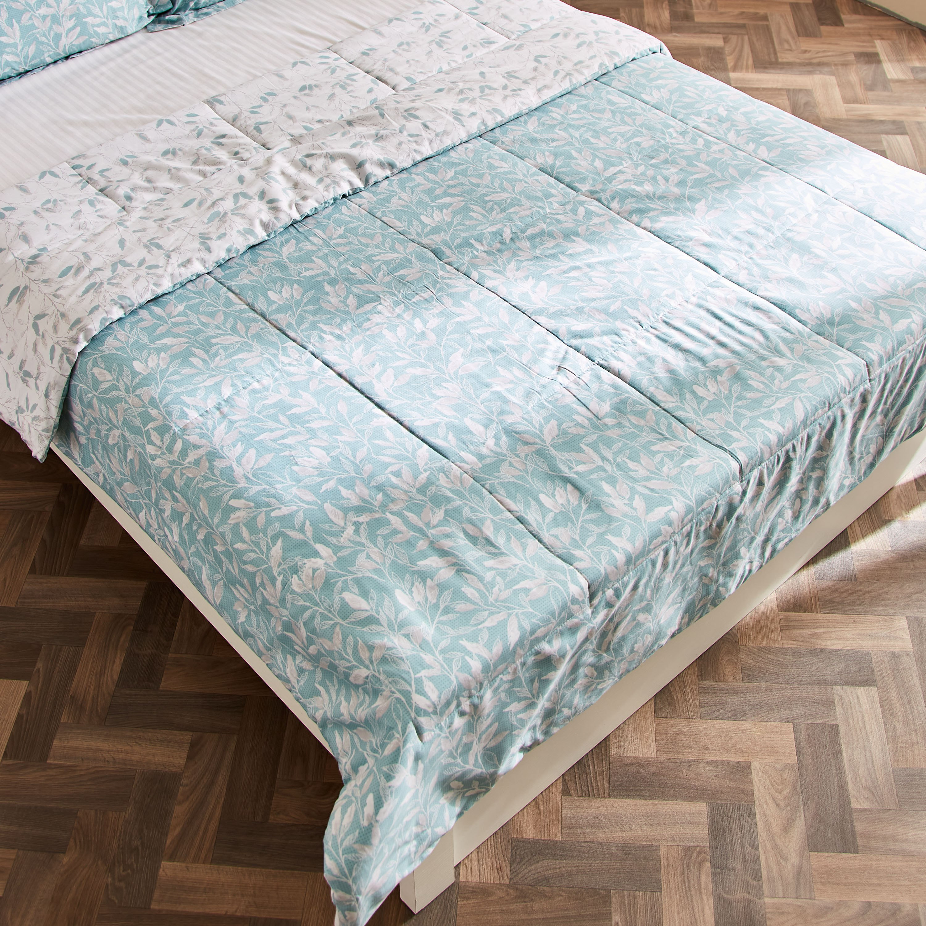 طقم لحاف كوين 3 قطع قطن بطبعات من فيرونا أونيكس - 200x240 سم-hbxhomeware-hbxdecorandfurnishings-image-4