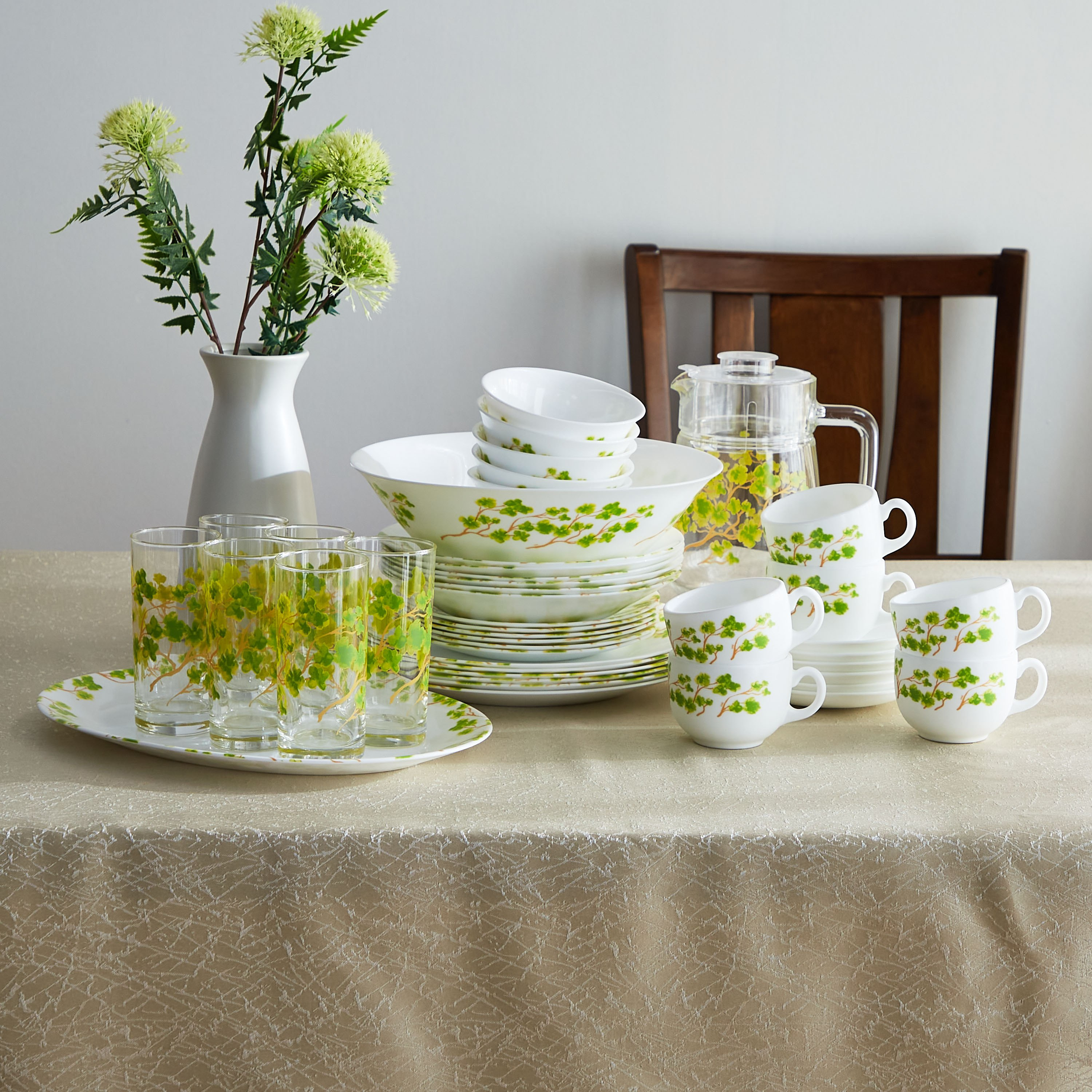 Luminarc Opalware Essence Gala 46-Piece Dinner Set-hbxhomeware-hbxkitchen-image-1