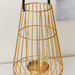 Eva Metal Lantern with Clear Glass Tube - 20x20x32 cm-Lanterns-thumbnailMobile-3