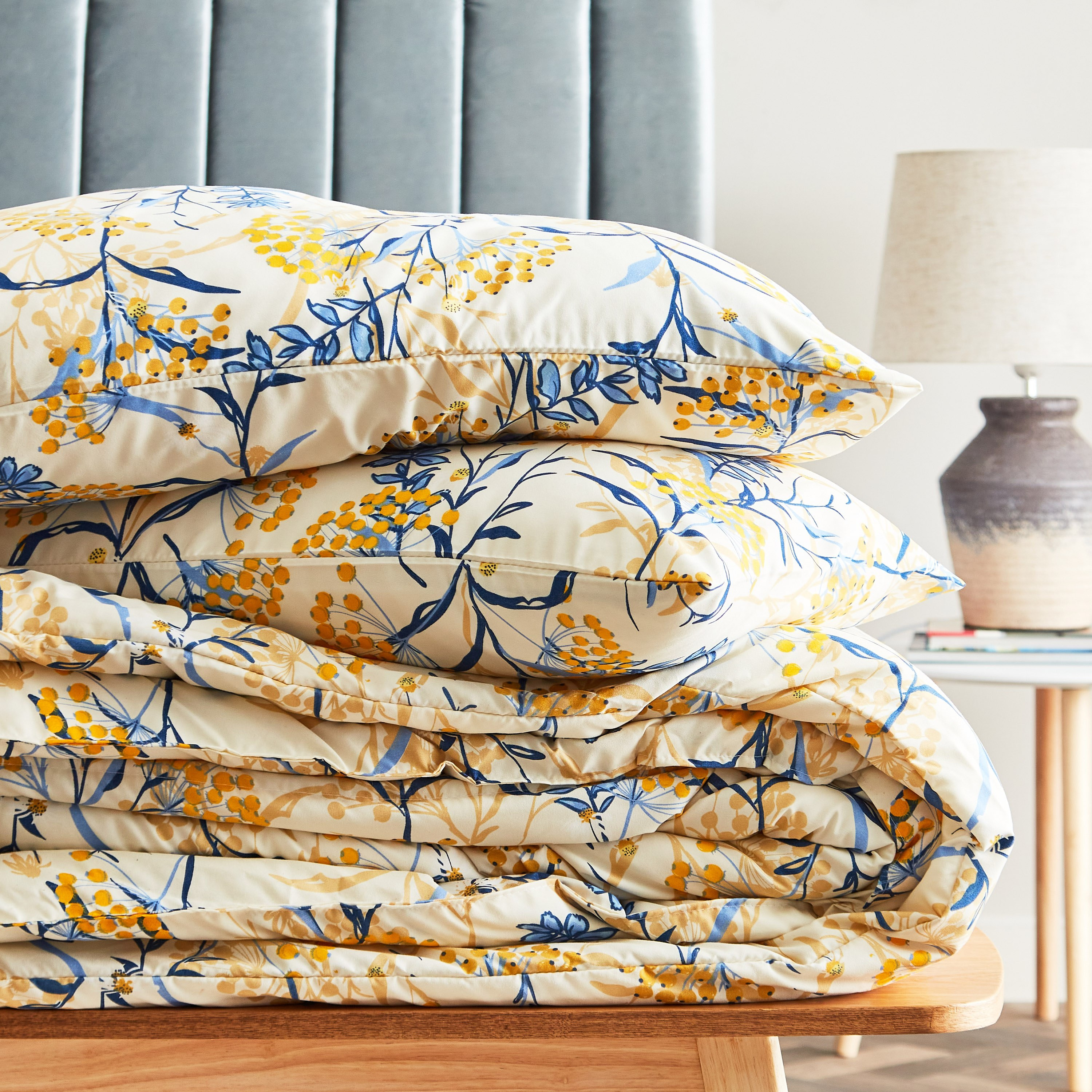 Ontario 3-Piece Botanic Verdant Printed Microfibre King Comforter Set - 220x240 cm-hbxhomeware-hbxdecorandfurnishings-image-9