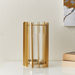Eva Metal Lantern with Clear Glass Votive - 17x17x24 cm-Lanterns-thumbnailMobile-1