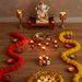 Luminious 4-Piece Colourful Diya Set with Wax - 6x6x4.5 cm-Candle Holders-thumbnail-3