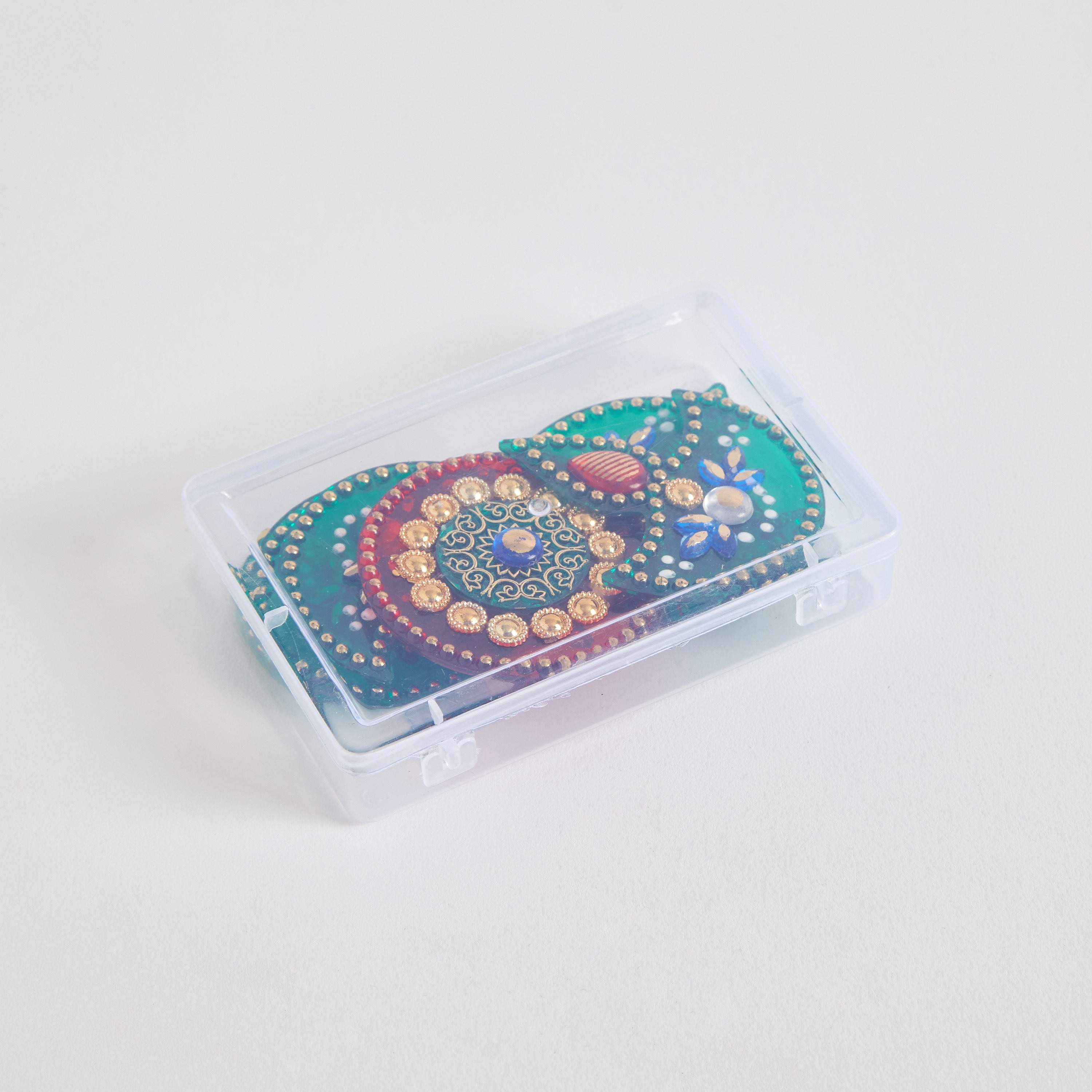 Luminious Deepak Rangoli - 18x18x0.5 cm-hbxlivingroom-decorandaccessories-candleholders-image-5