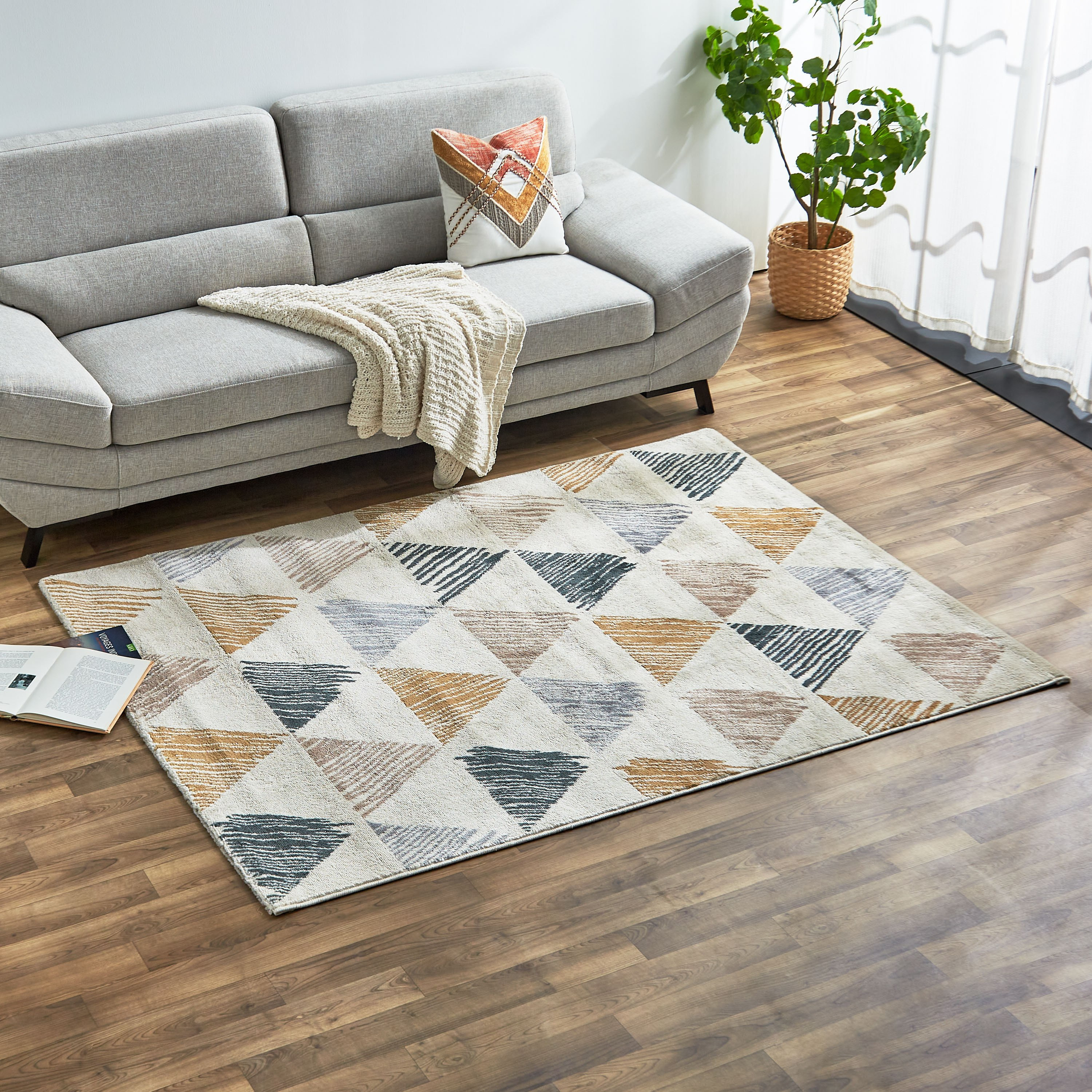 سجادة بولي بروبيلين مقاومة للبقع من إستيلا فيفد - 150x200 سم-hbxdecorandfurnishings-floorcoverings-rugs-image-1