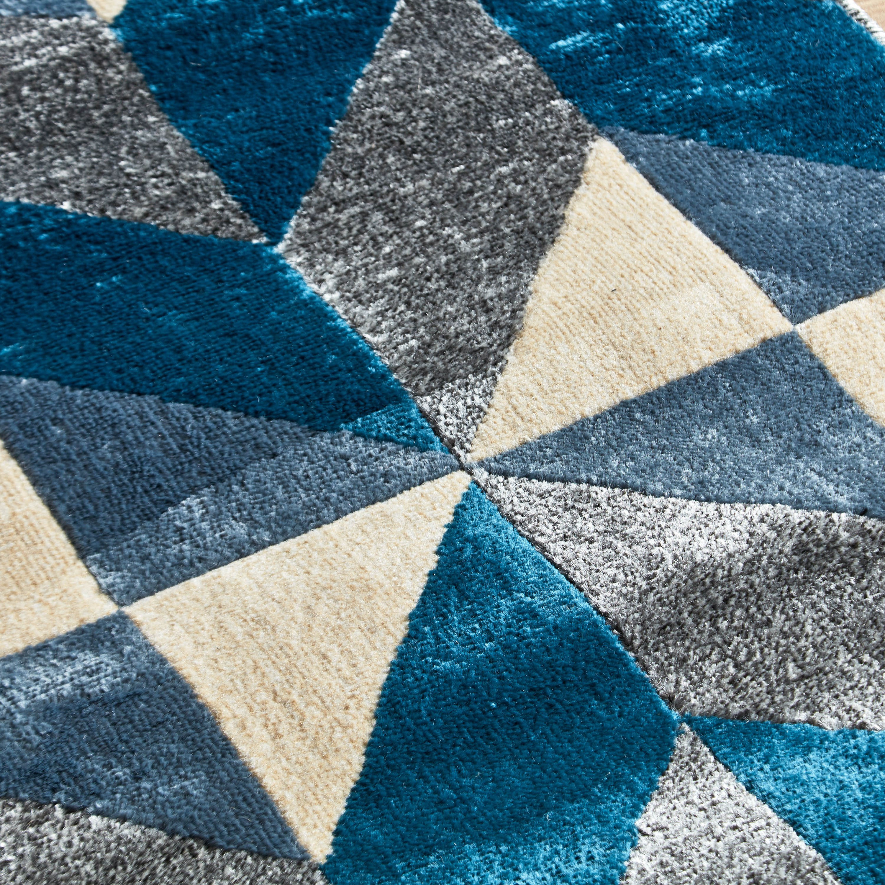 سجادة متعرجة من البولي بروبيلين مقاومة للبقع من سردينيا - 60x150 سم-hbxdecorandfurnishings-floorcoverings-rugs-image-2