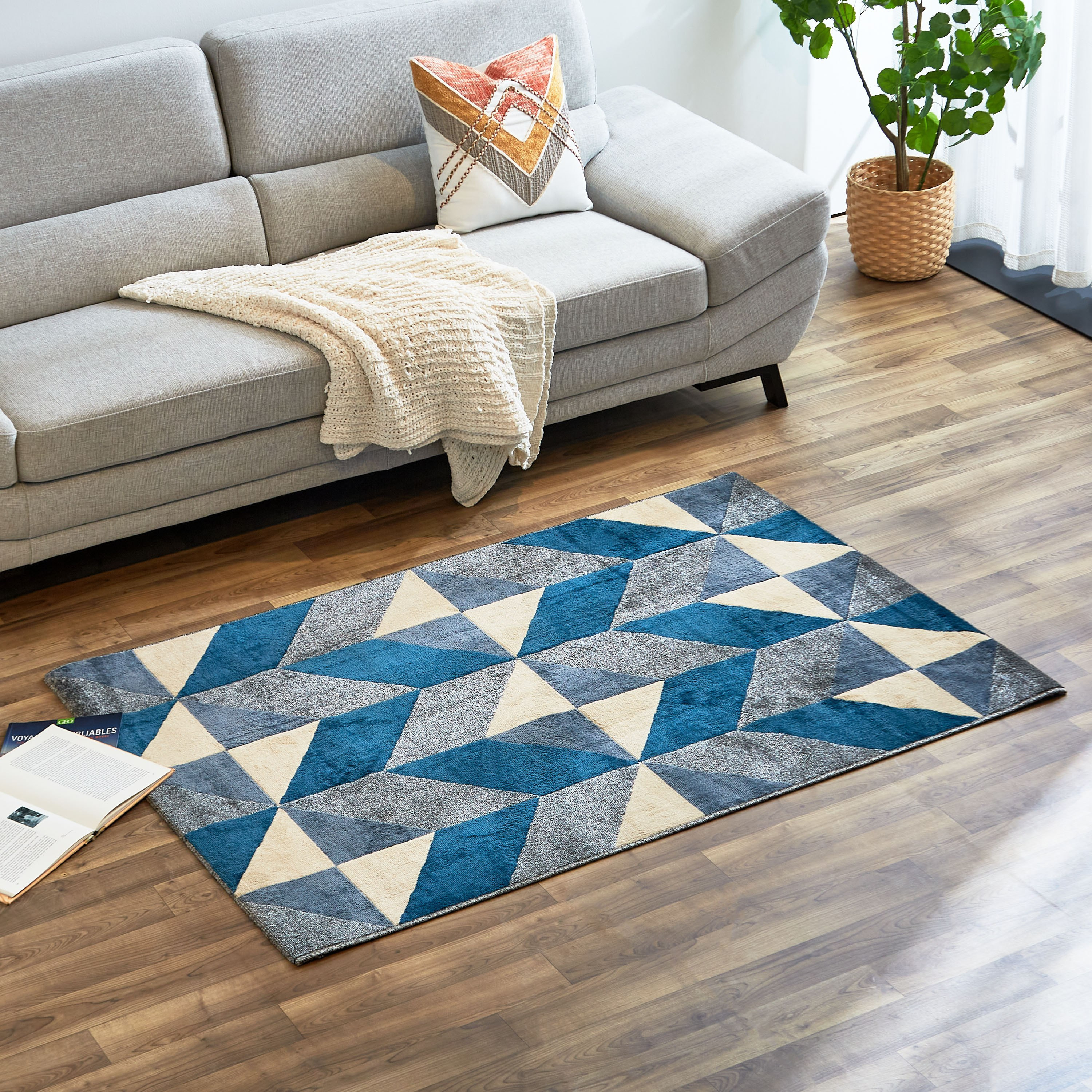 سجادة بولي بروبيلين مقاومة للبقع من سردينيا - 110x160 سم-hbxdecorandfurnishings-floorcoverings-rugs-image-1