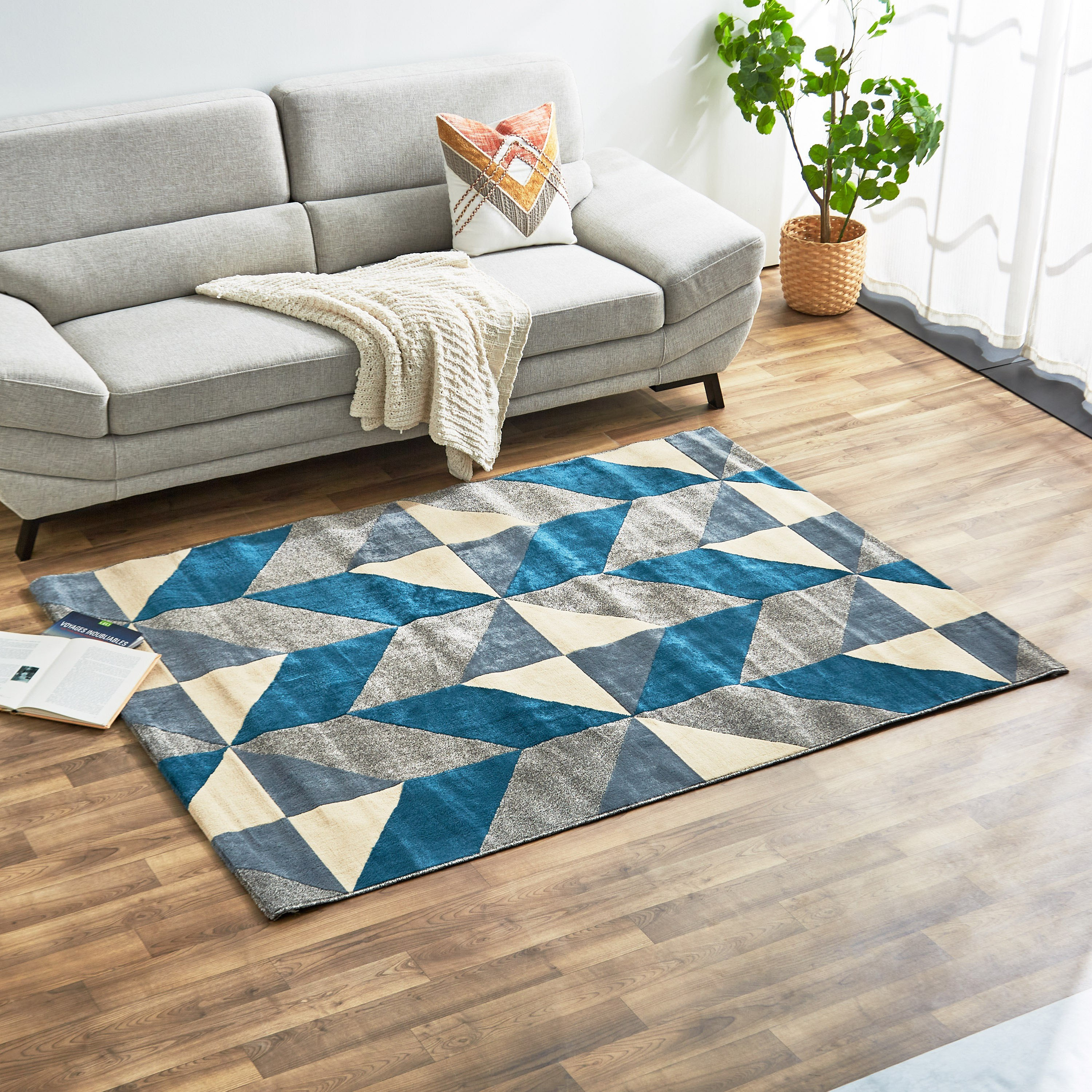 سجادة بولي بروبيلين مقاومة للبقع من سردينيا - 150x200 سم-hbxdecorandfurnishings-floorcoverings-rugs-image-1