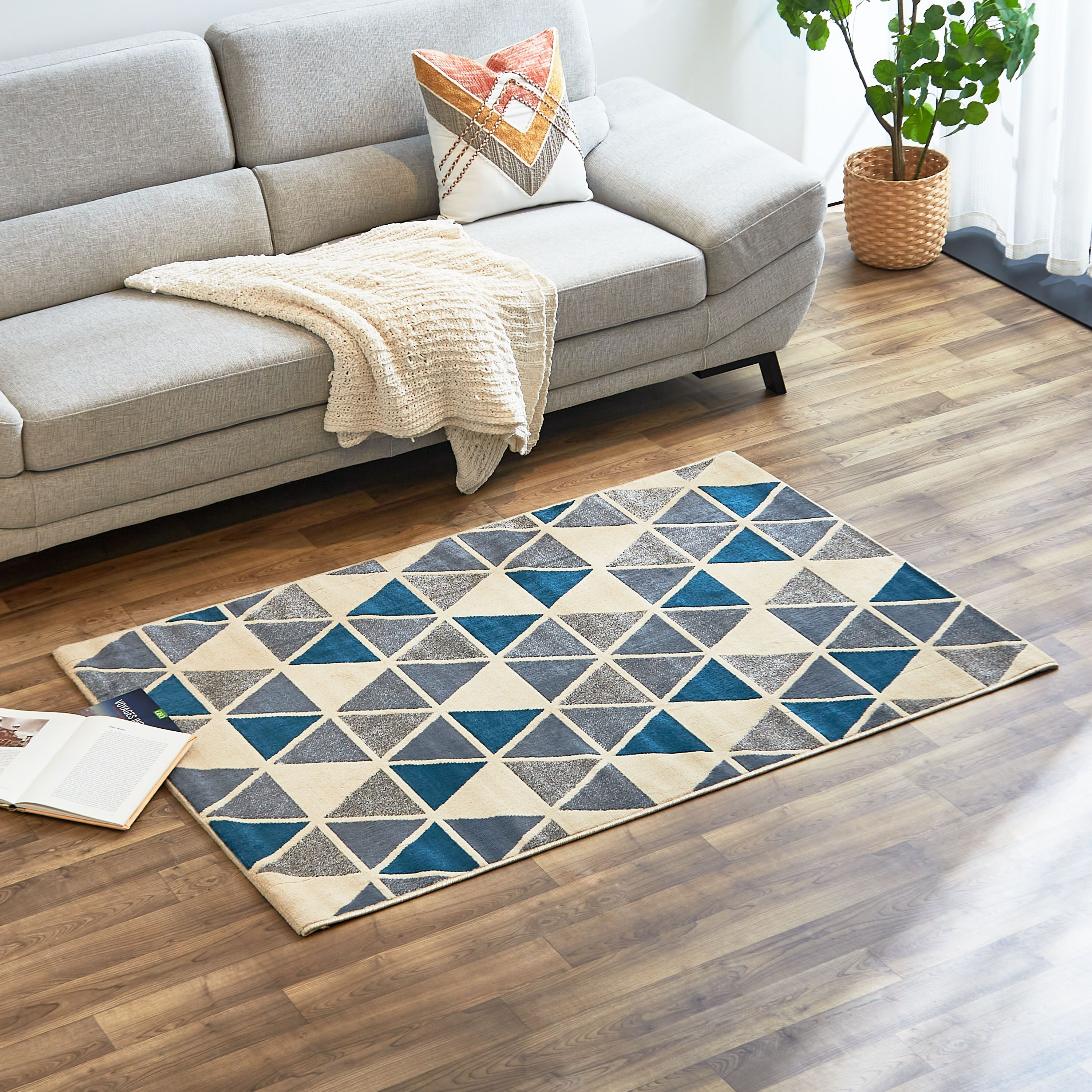 سجادة بولي بروبيلين مقاومة للبقع من سردينيا - 110x160 سم-hbxdecorandfurnishings-floorcoverings-rugs-image-1