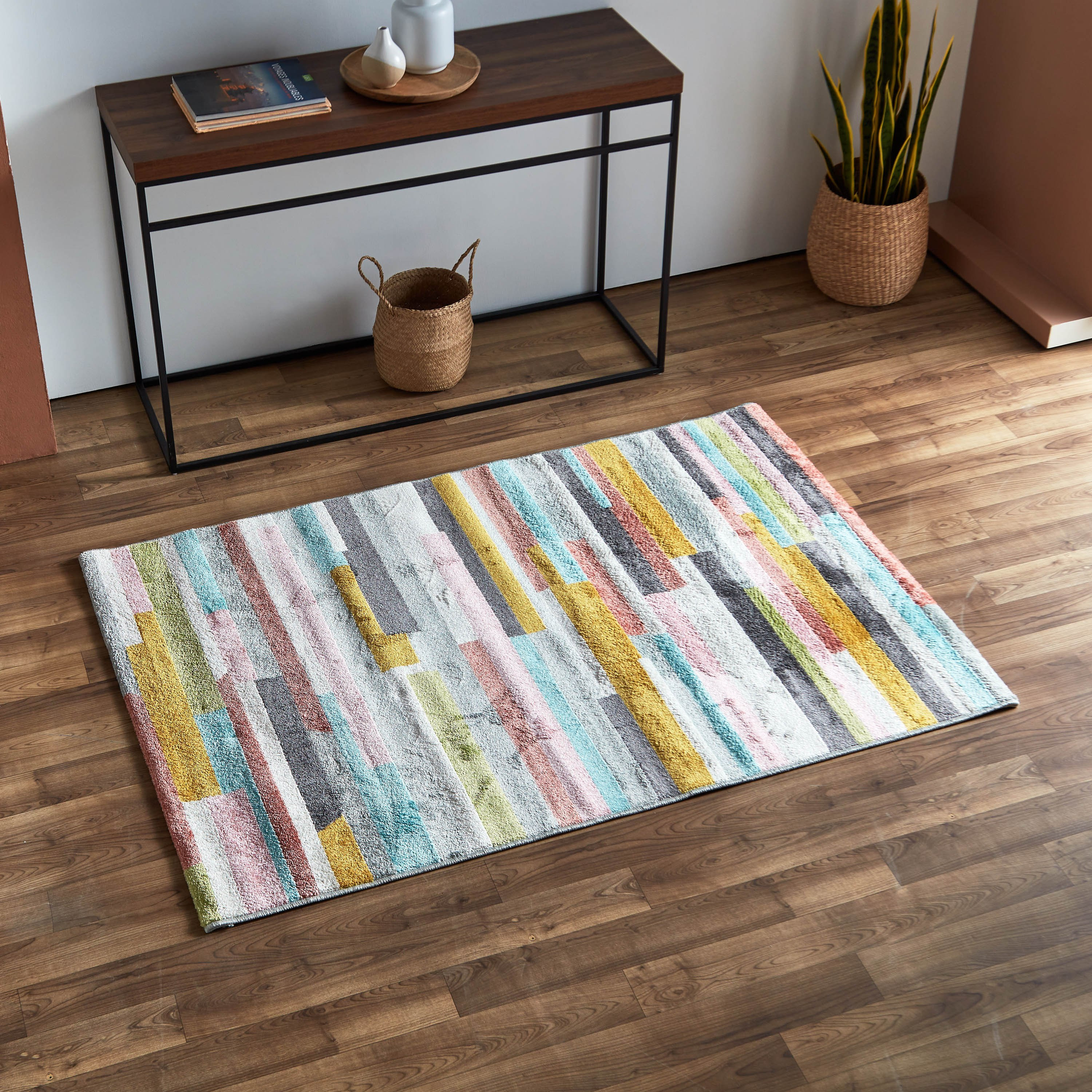 سجادة بولي بروبيلين مقاومة للبقع من جيوفاني - 110x160 سم-hbxdecorandfurnishings-floorcoverings-rugs-image-1