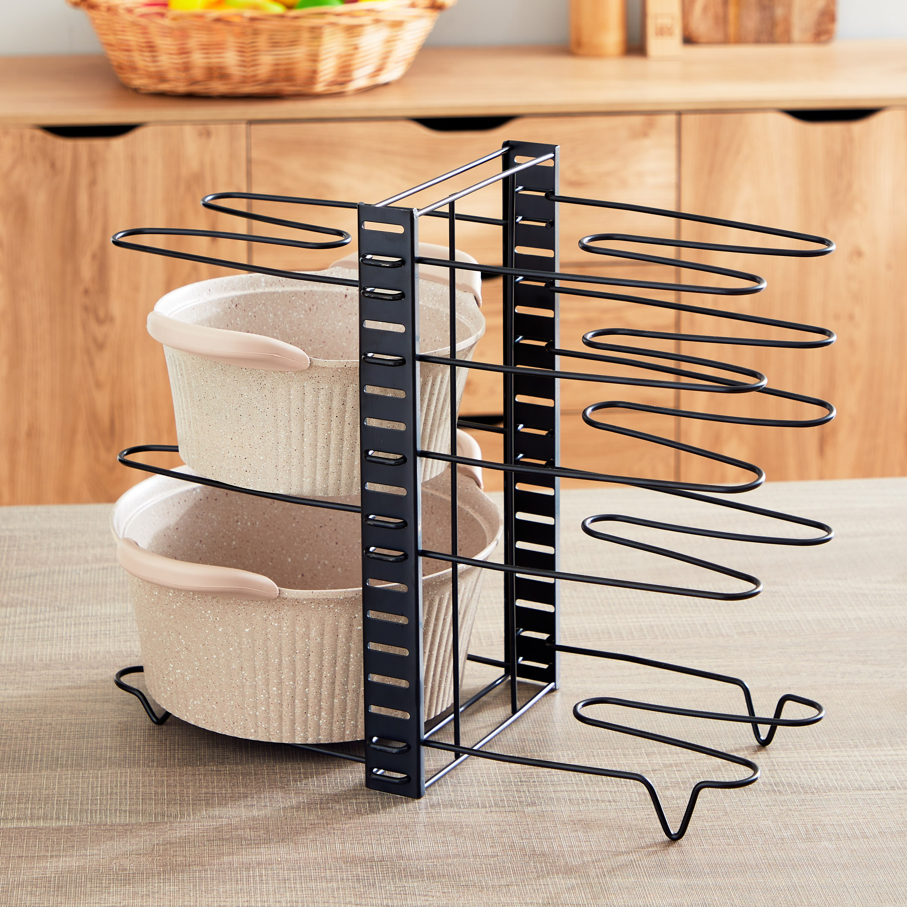 منظّم مقلاة وقدور من ألينا - 20.5x46x38 سم-hbxkitchen-kitchenware-kitchenaccessories-image-1