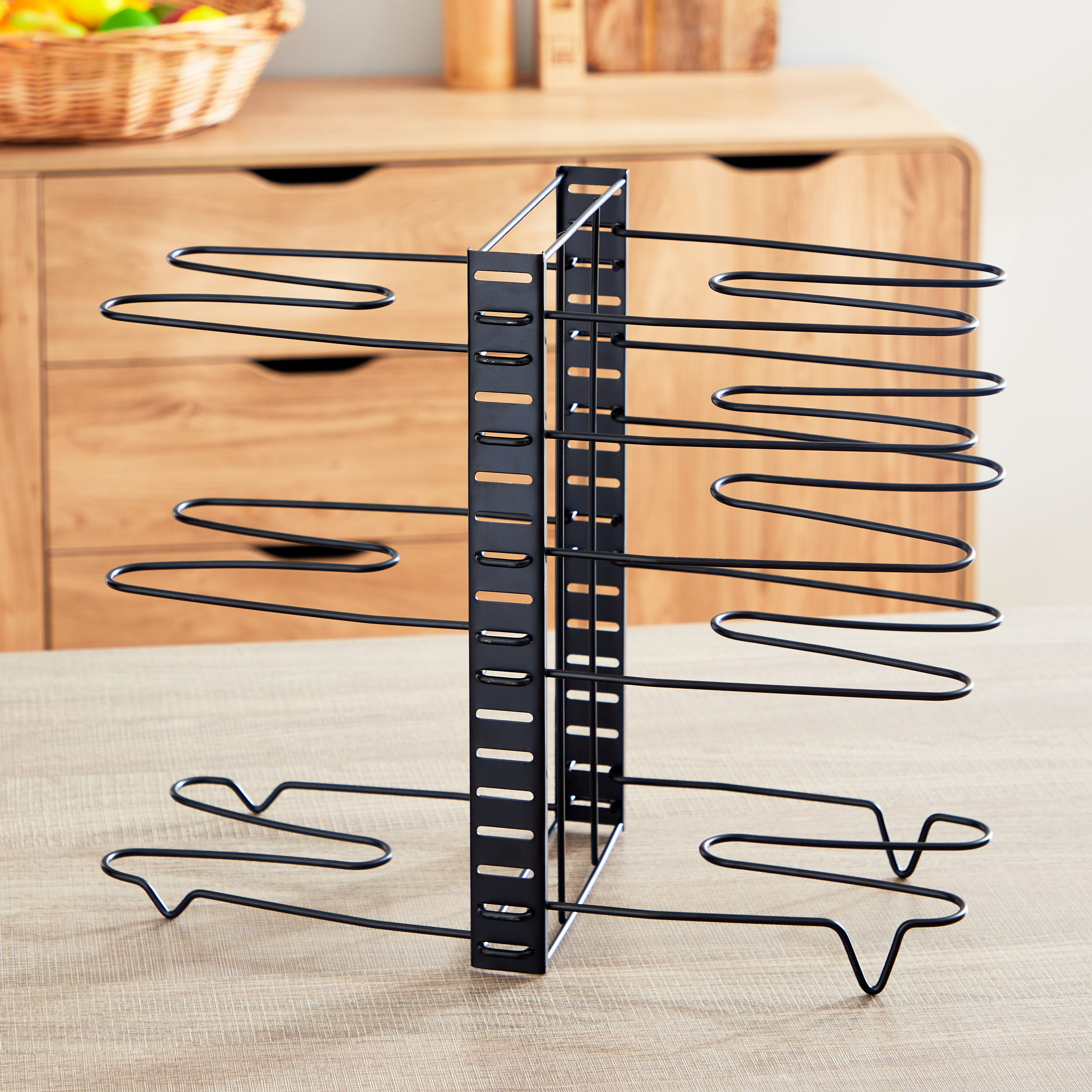 منظّم مقلاة وقدور من ألينا - 20.5x46x38 سم-hbxkitchen-kitchenware-kitchenaccessories-image-2