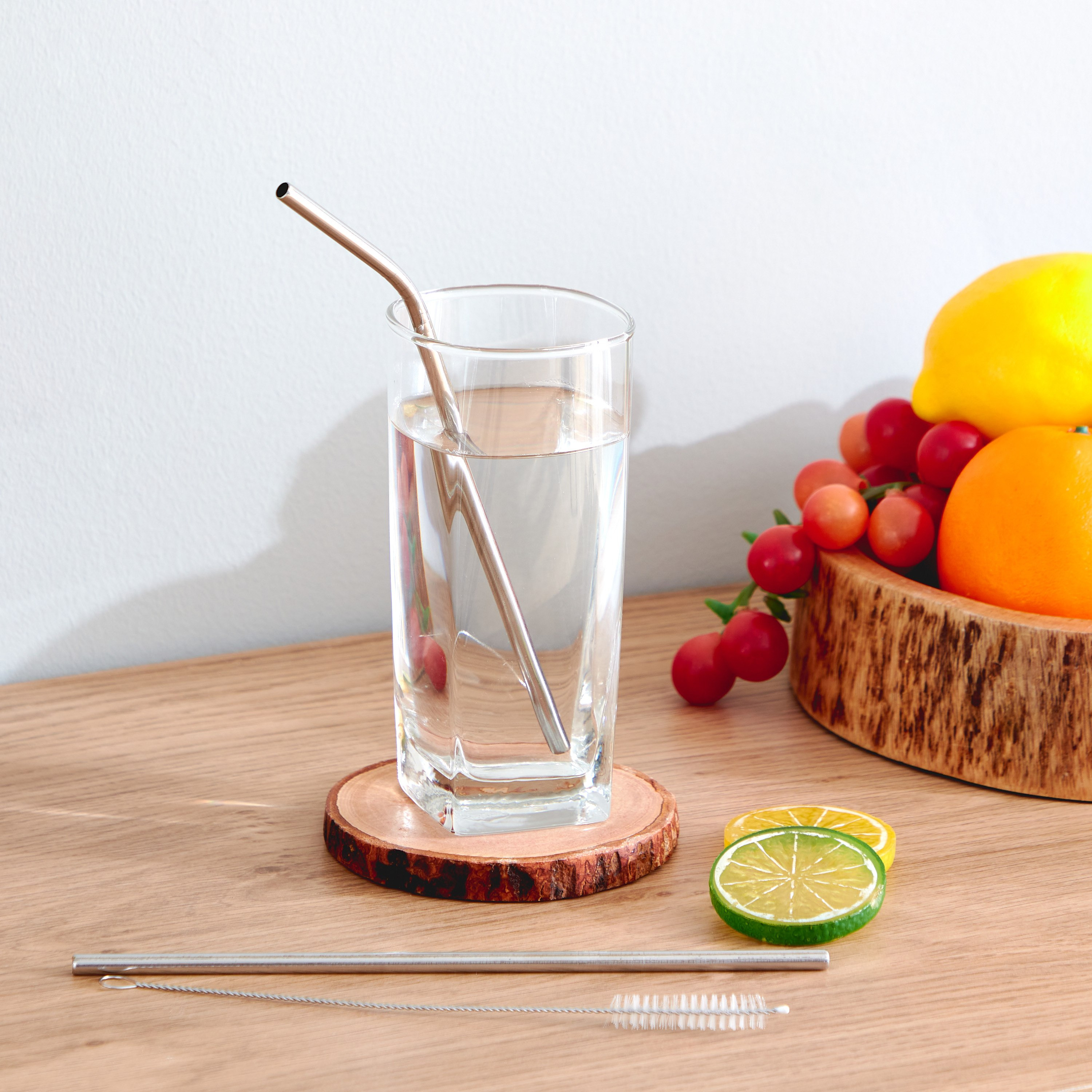Alina Stainless Steel Reusable Straw - 21.5 cm-hbxkitchen-kitchenware-kitchenaccessories-image-1