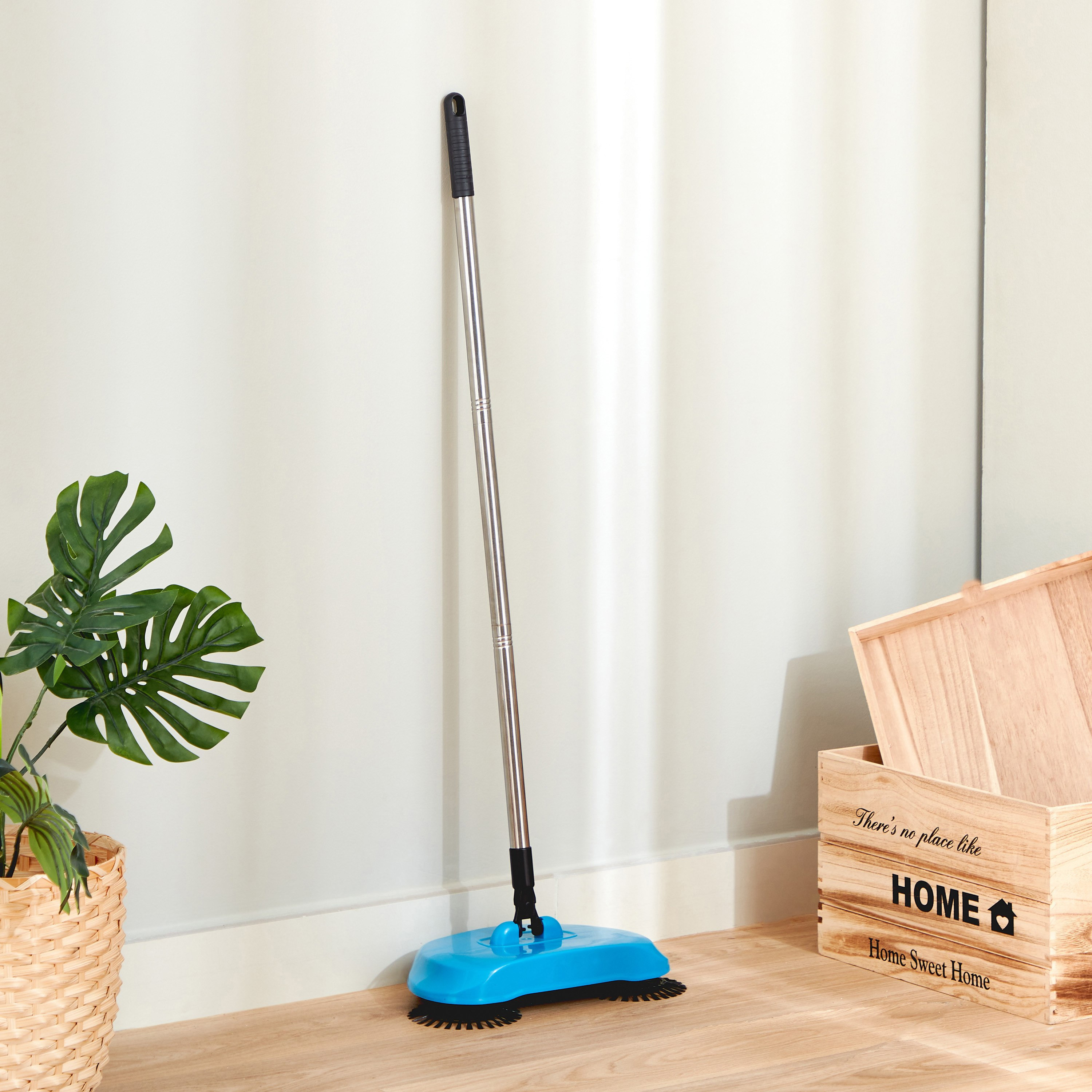 مكنسة تنظيف الأرضيات دوارة 360 درجة من ألينا - 31x19x76 سم-hbxbathroom-laundry-cleaningaccessories-image-1