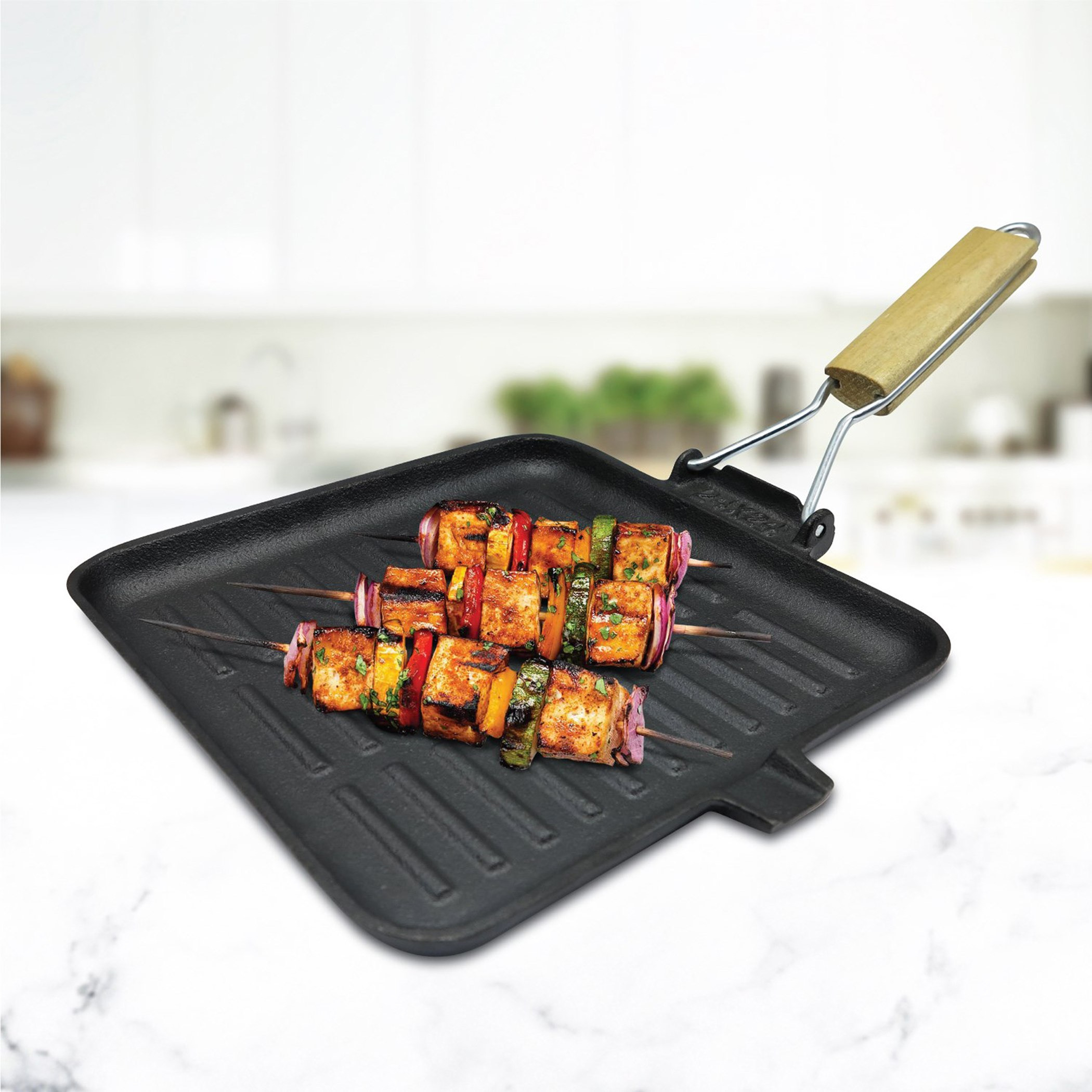 مقلاة شواء من الحديد المصبوب من فيونا - 34×24×5 سم-hbxhomeware-hbxkitchen-image-1