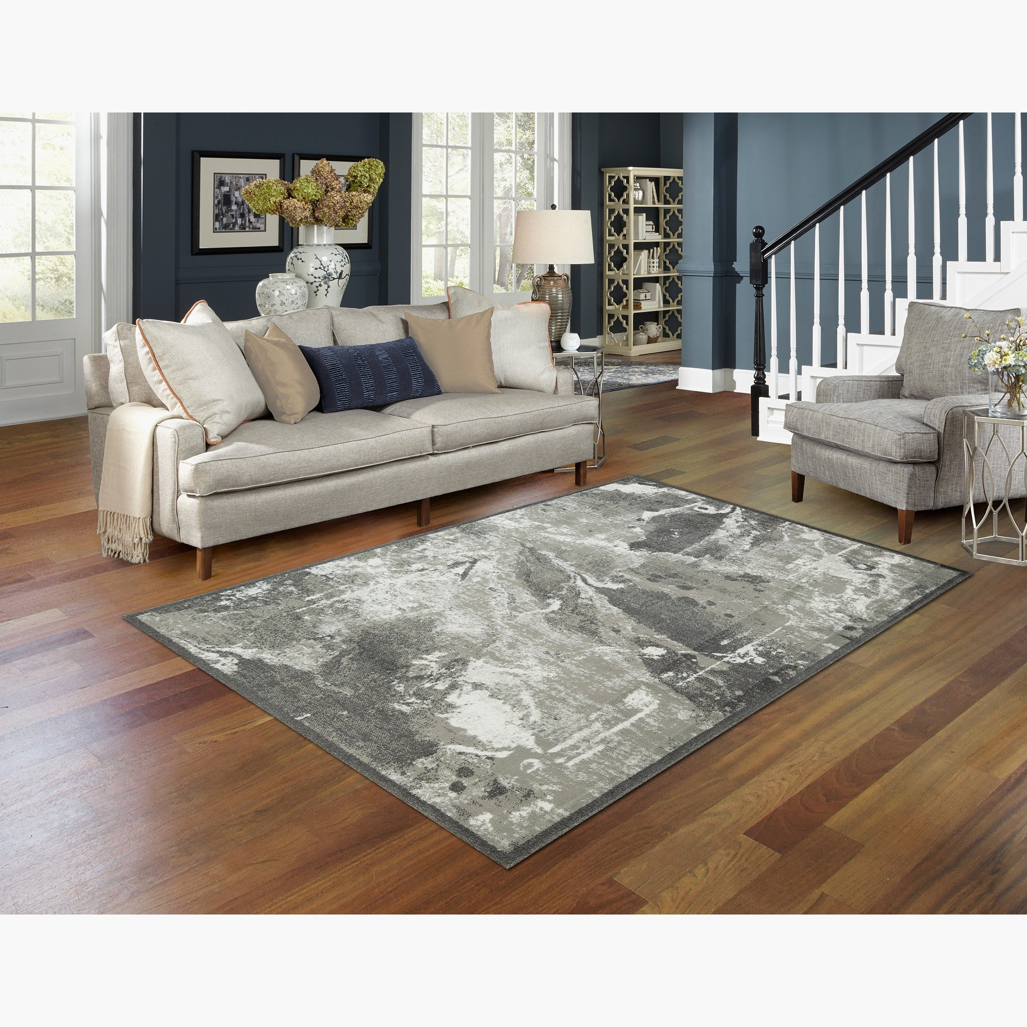 سجادة بولي بروبلين مقاومة للبقع كلاودي من إستيلا - 150x200 سم-hbxdecorandfurnishings-floorcoverings-rugs-image-1